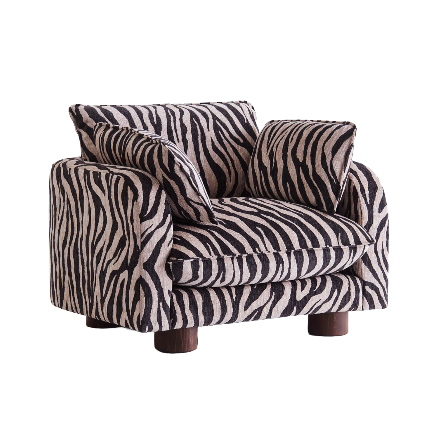 Fotel MILES zebra
