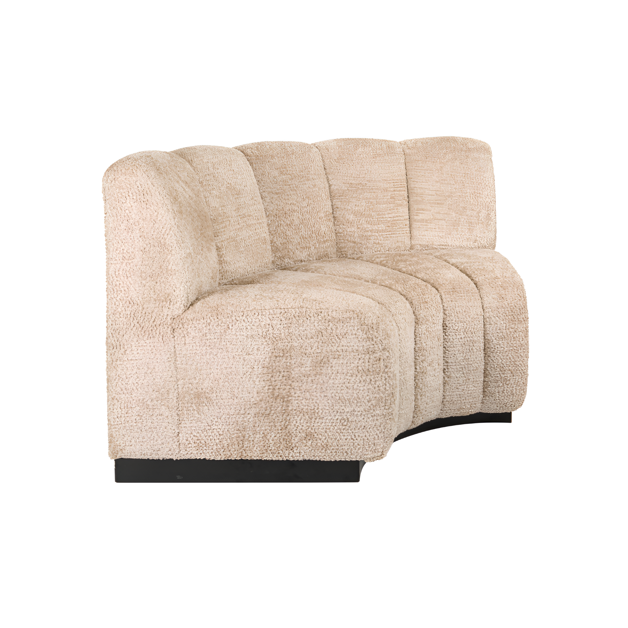 Rohová pohovka HILLPARK - stredný zaoblený prvok béžový