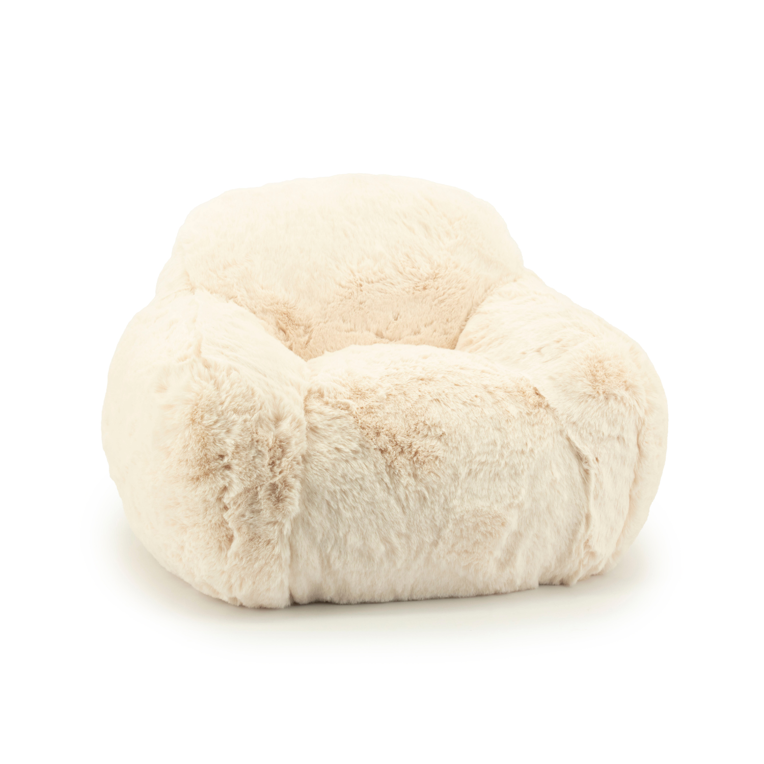 Detské kreslo LITTLE HUG krémové