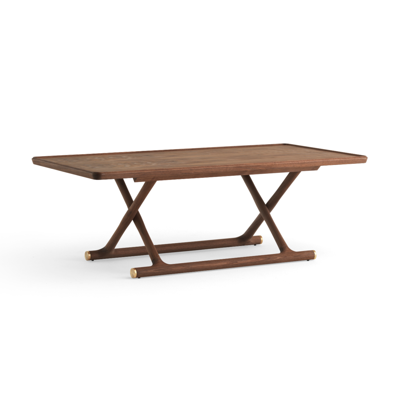 JÄGER walnut wood coffee table