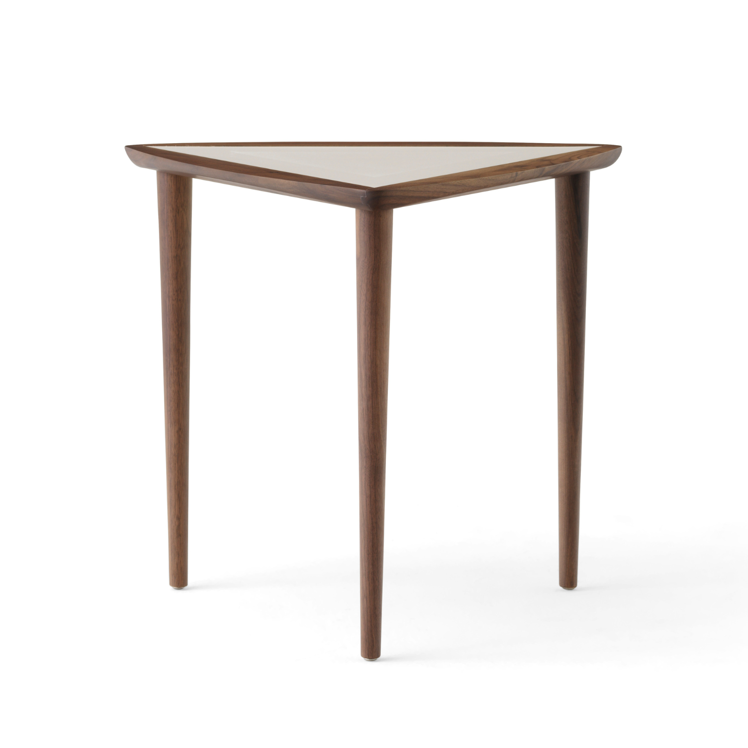UMANOFF NESTING Side Table Walnut Wood with White Top