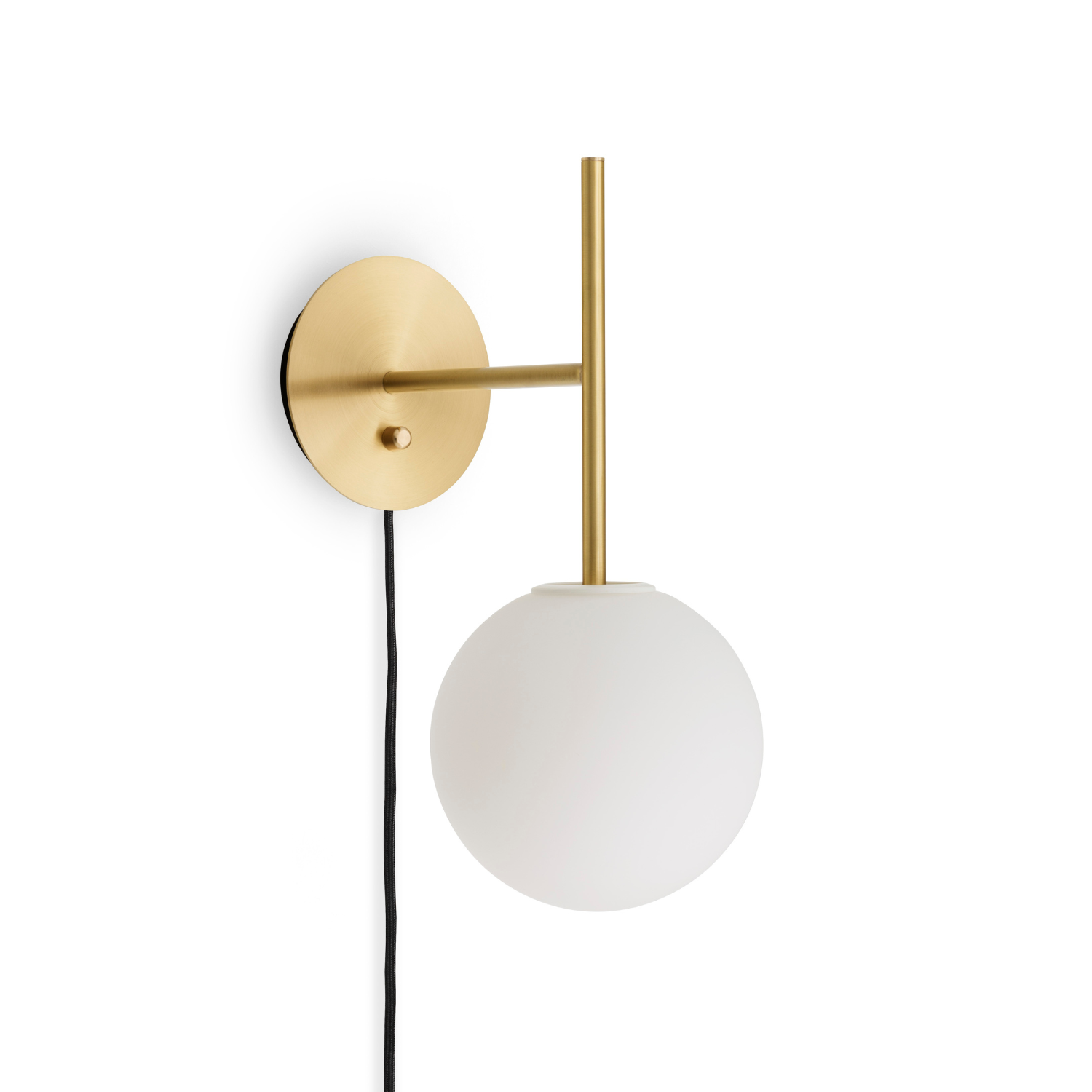 TR BULB wall lamp brass