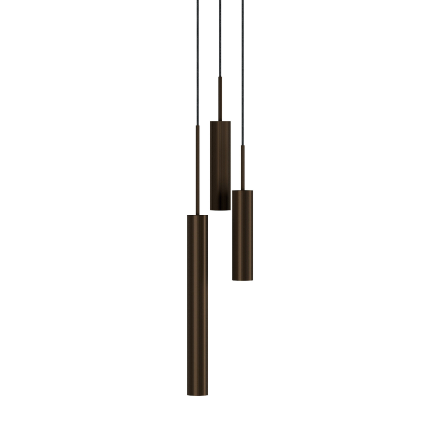 Závesná lampa TUBULAIRE CANOPY hnedá