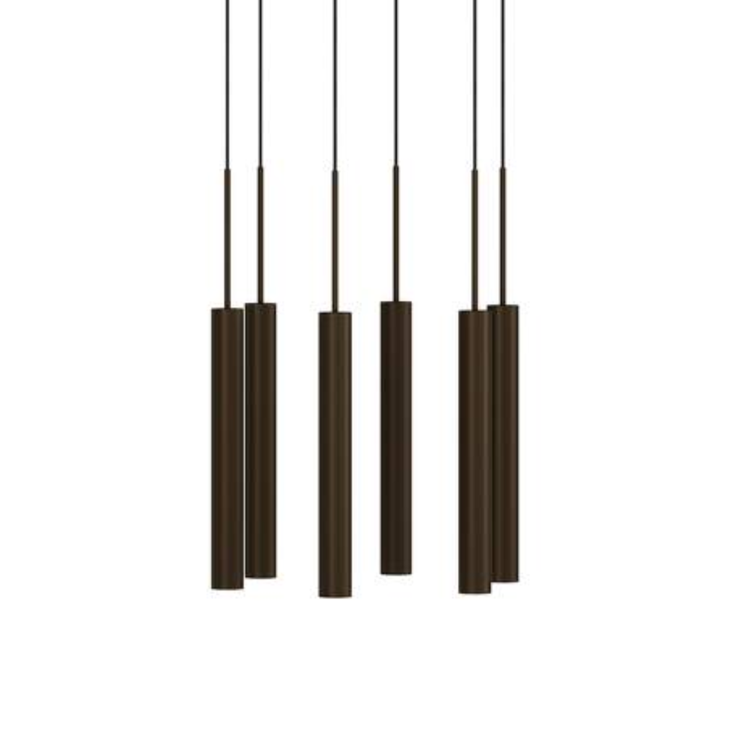 Brown TUBULAIRE Chandelier