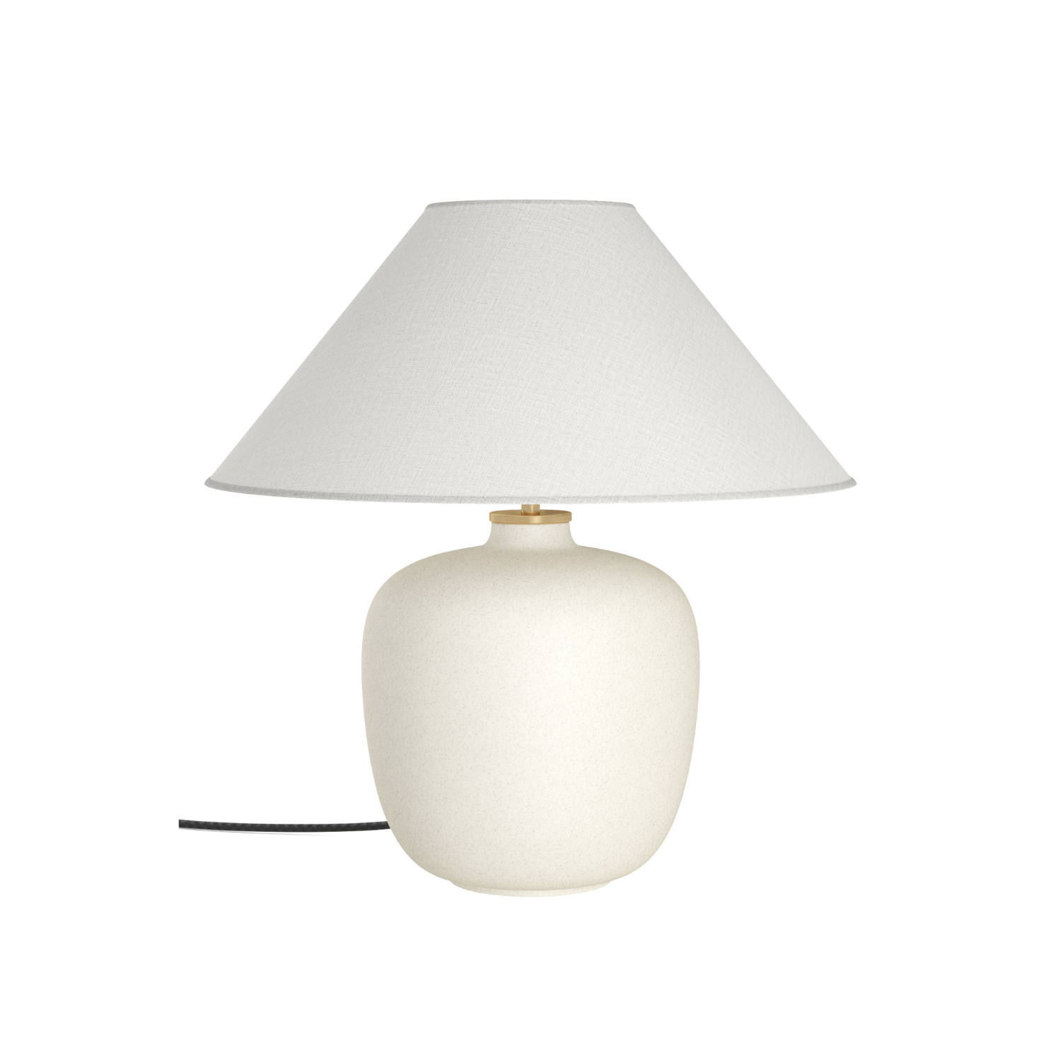 Stolná lampa TORSO biela keramika