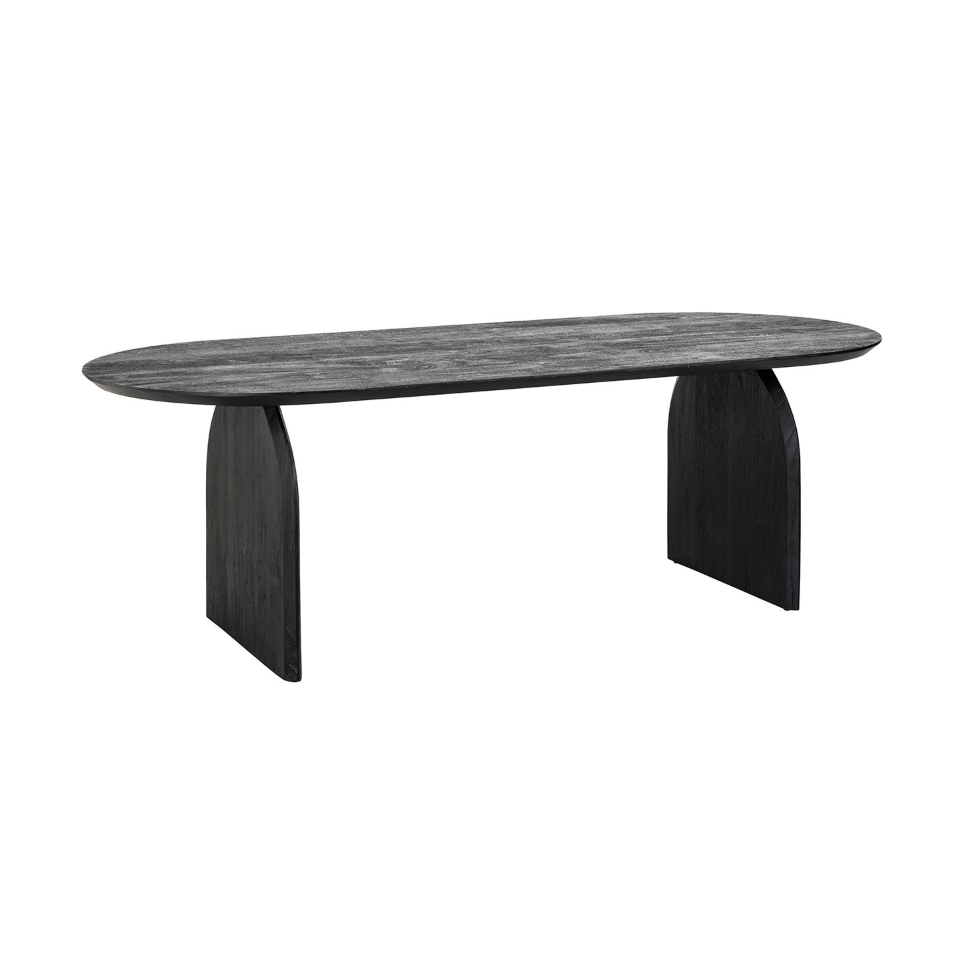 HUDSON Table Black Mango Wood