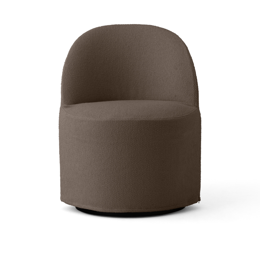 TEAROOM brown swivel armchair