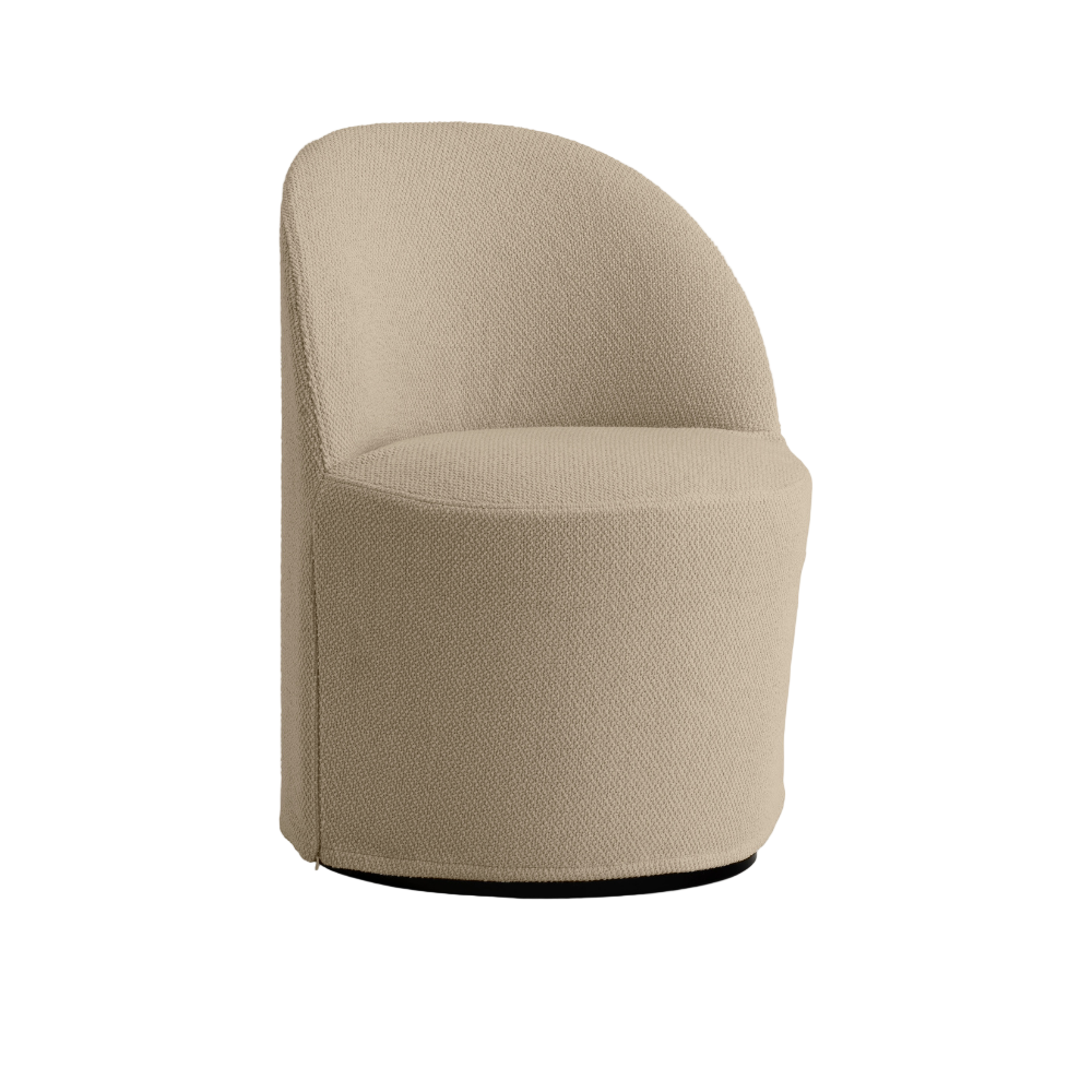 TEAROOM beige swivel armchair