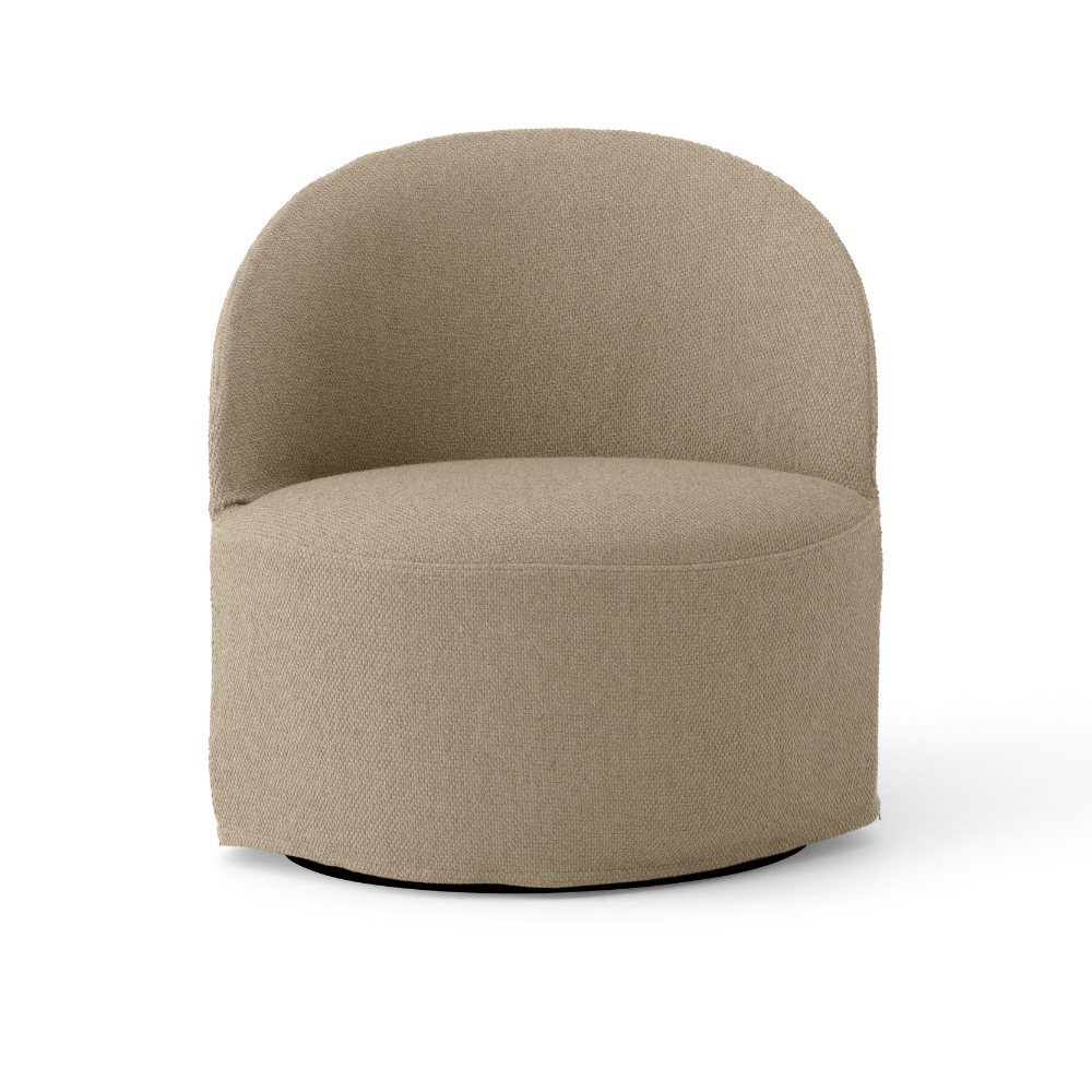 TEAROOM beige swivel armchair