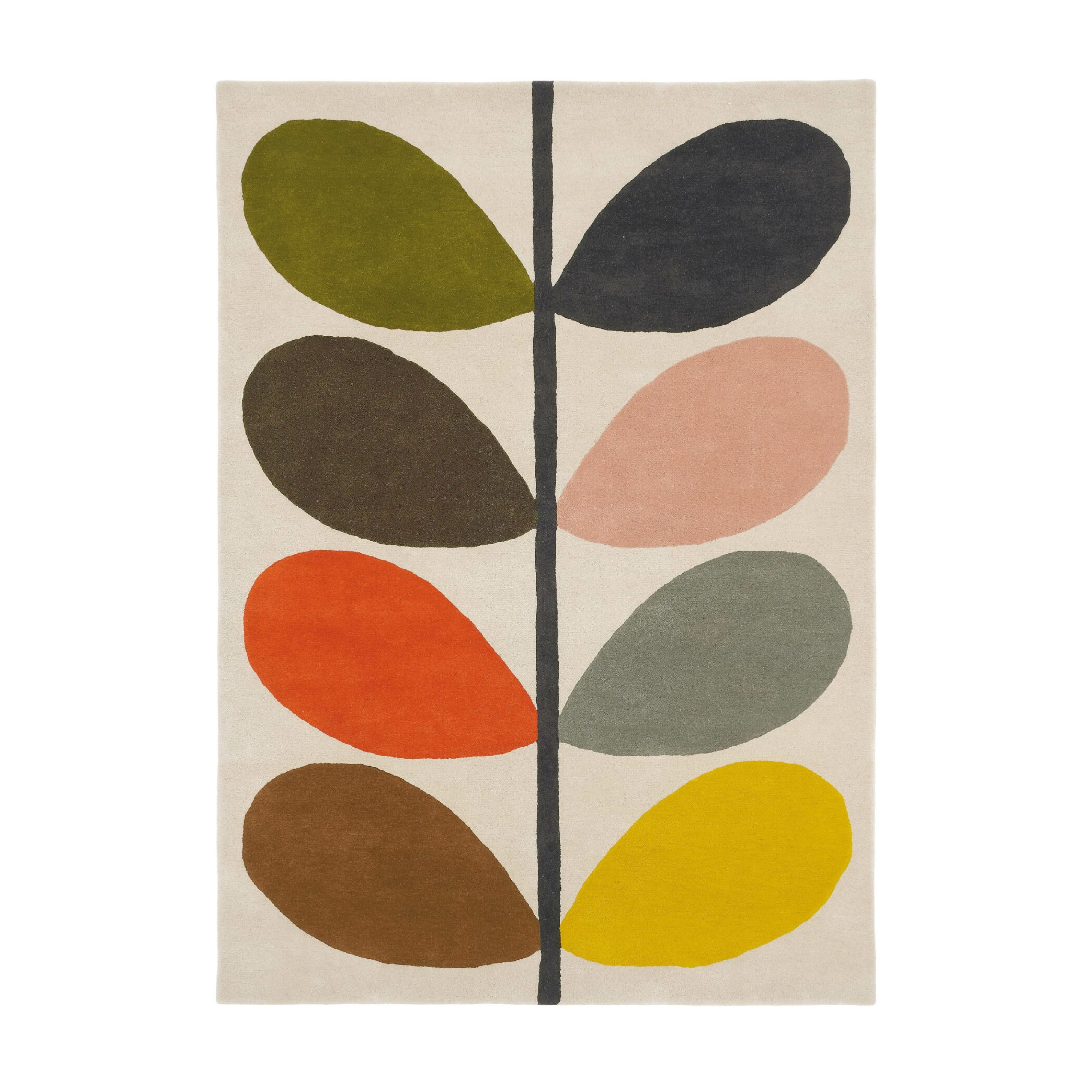 GIANT MULTI STEM beige rug
