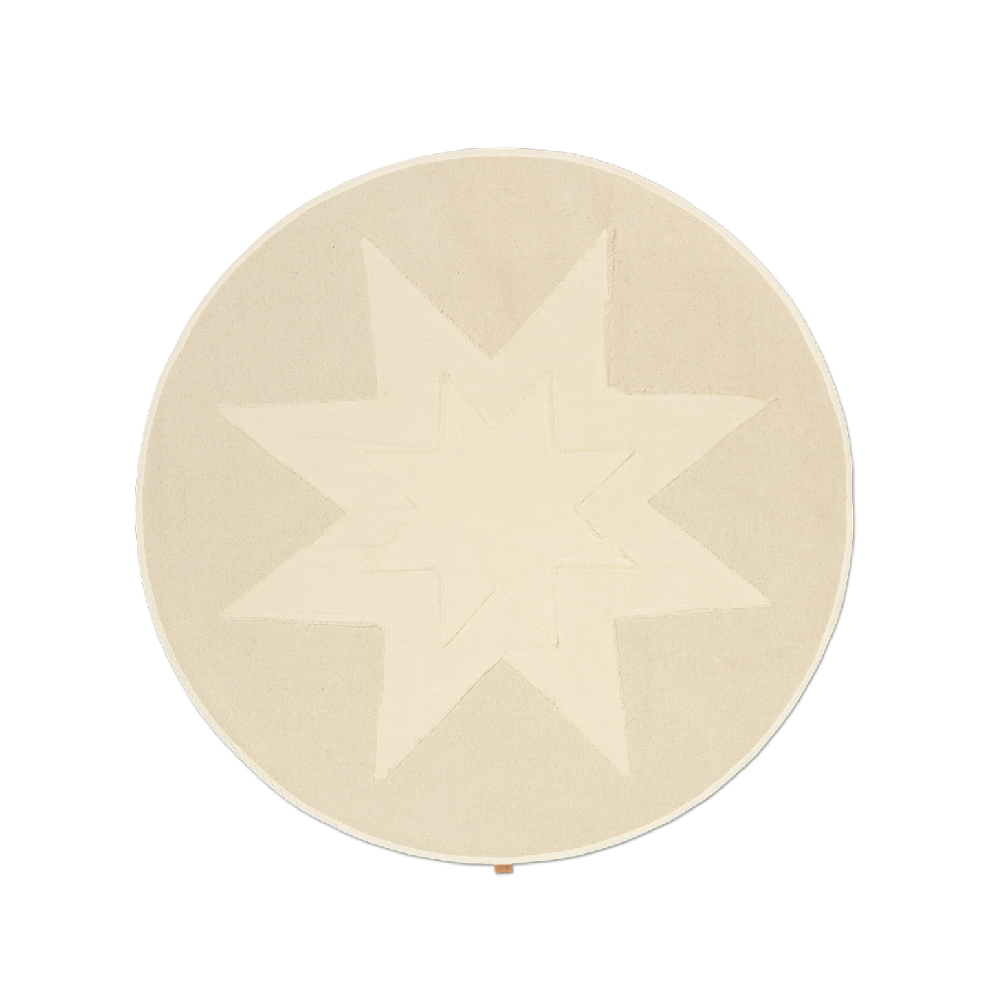 Vianočný koberec VELA STAR svetlo béžový