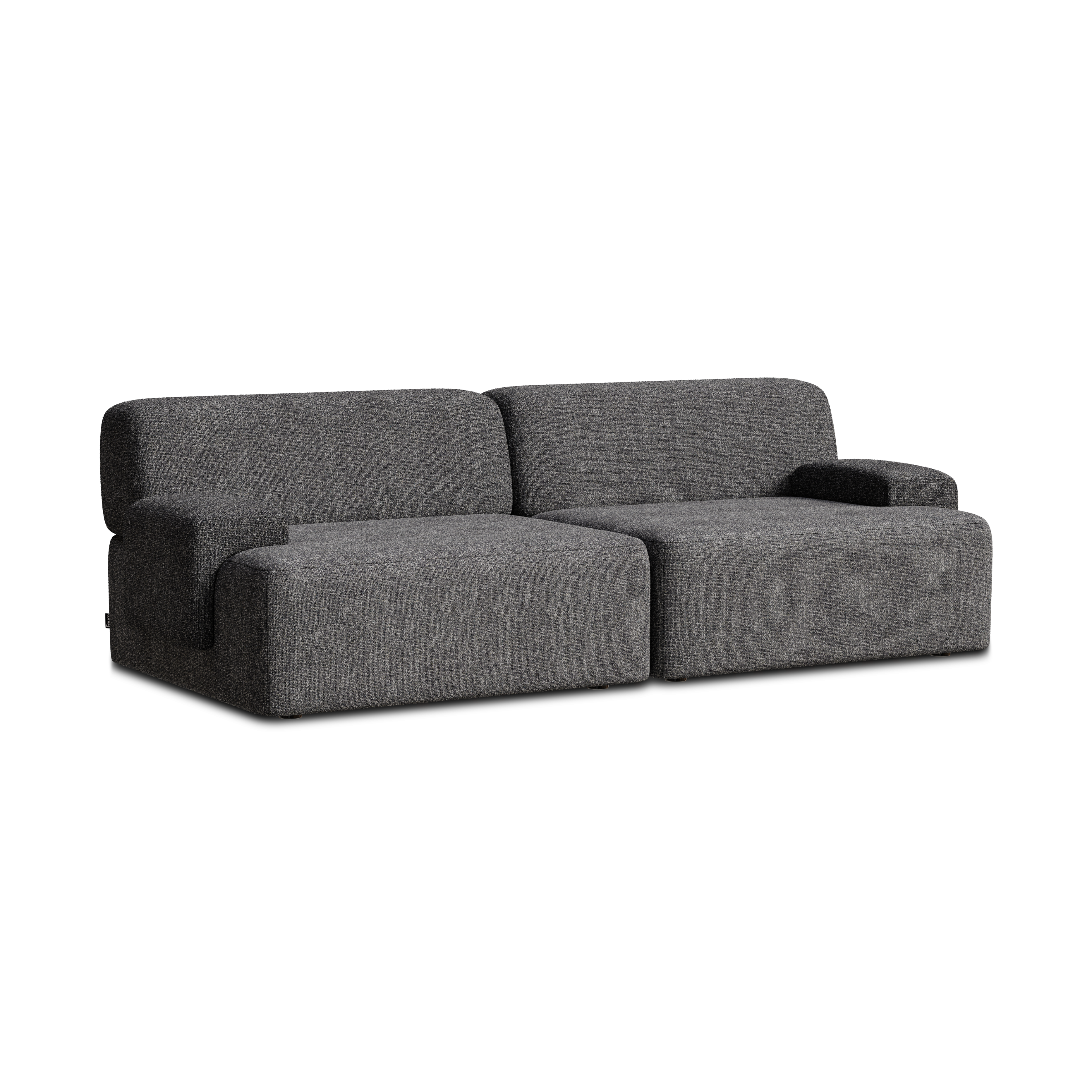 Modulárna pohovka pre 2 osoby UMI kamenná čierna