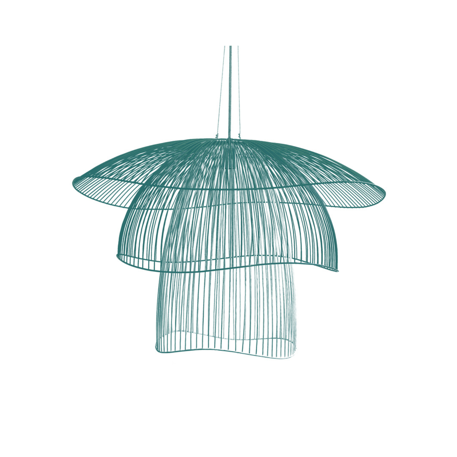 Závesná lampa PAPILLON modrá