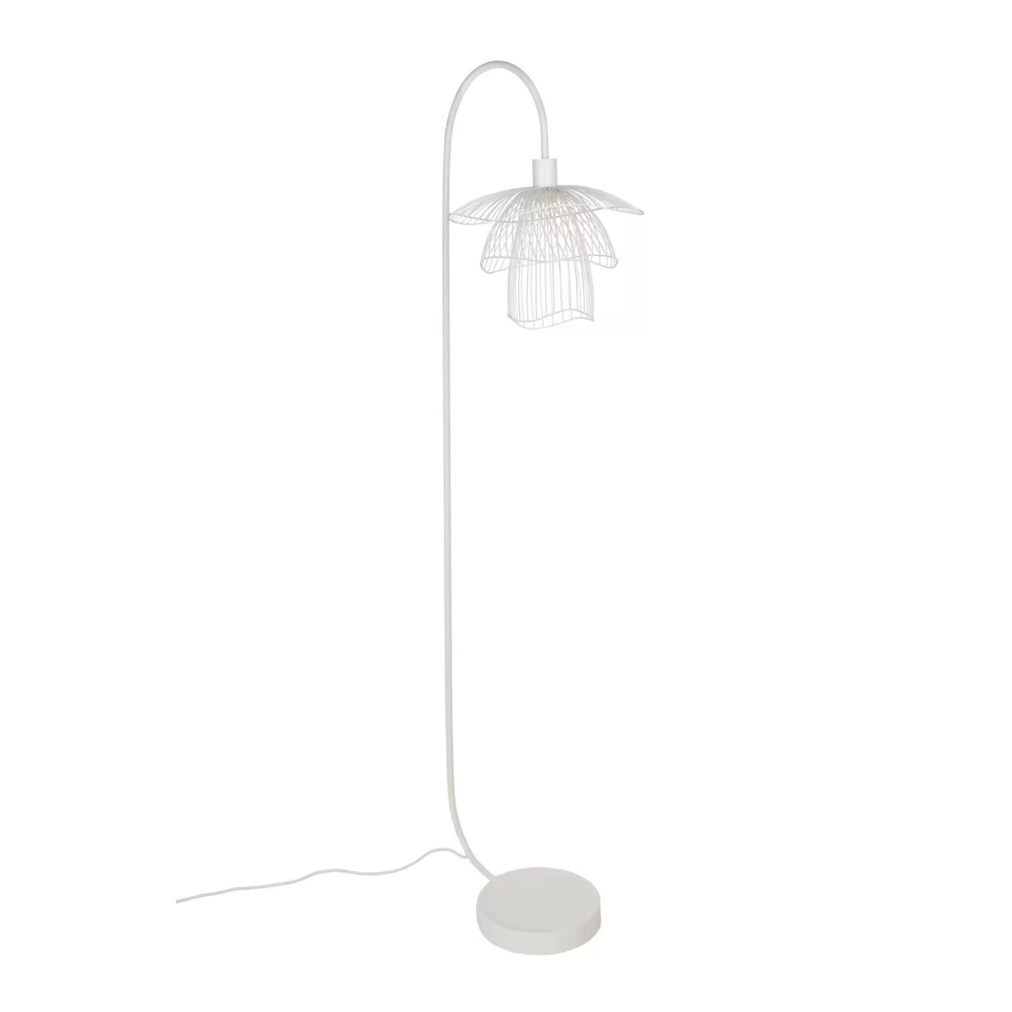 Stojaca lampa PAPILLON biela