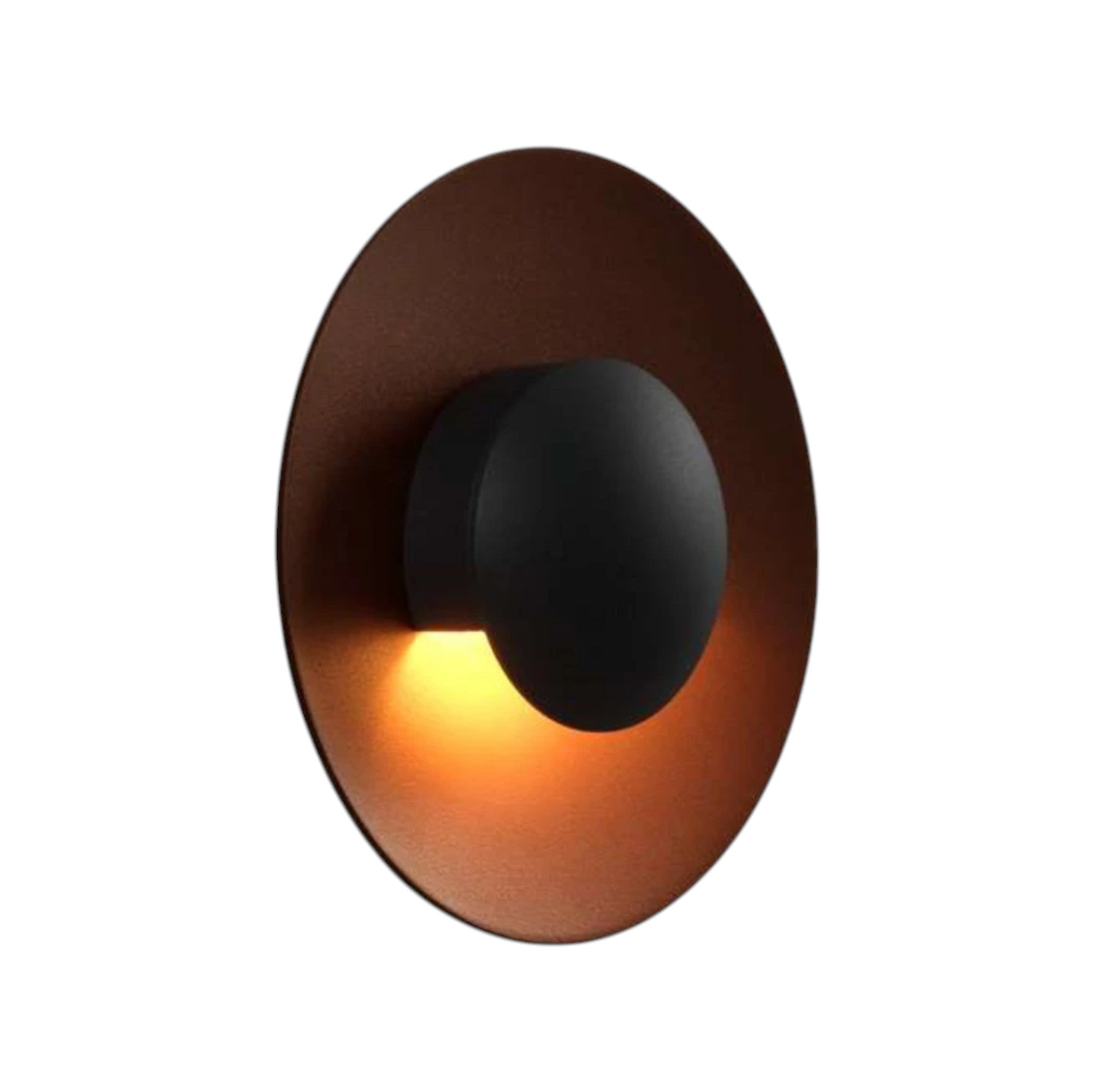 Exteriérový nástenný svietidlo GINGER hrdzavohnedé