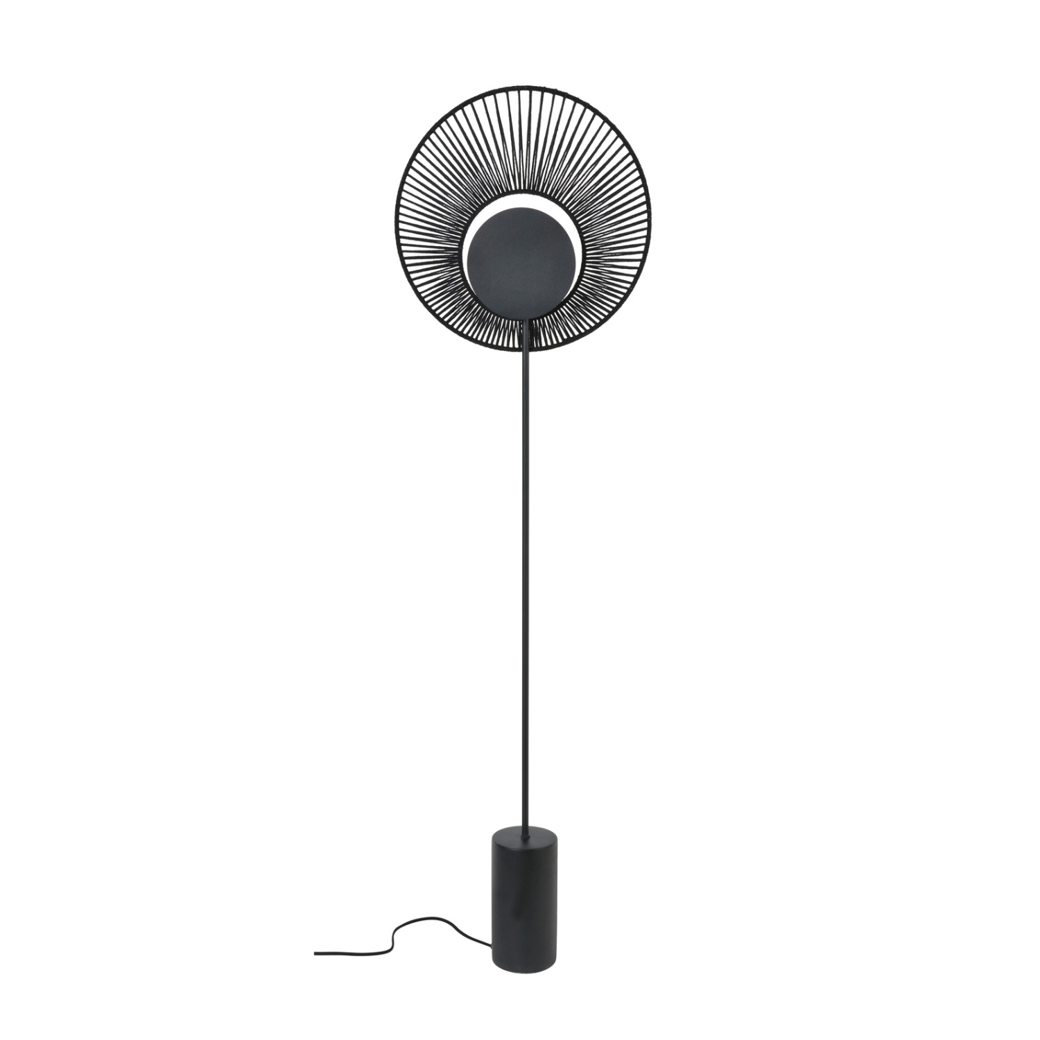 Stojaca lampa OYSTER čierna