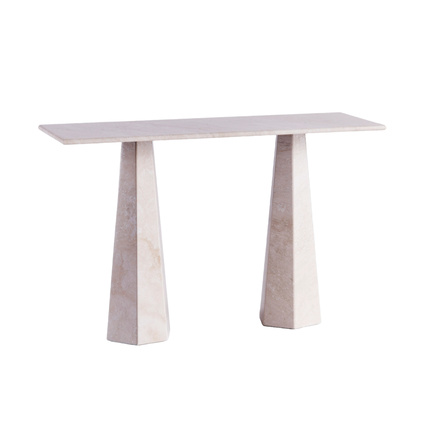 Konzola HEXAGON mramor travertínový