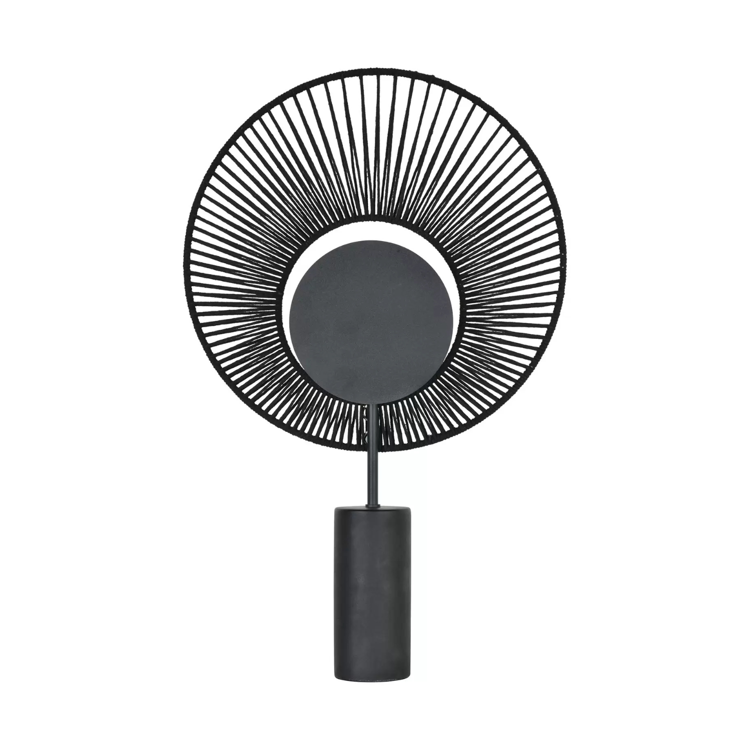 Stolná lampa OYSTER čierna