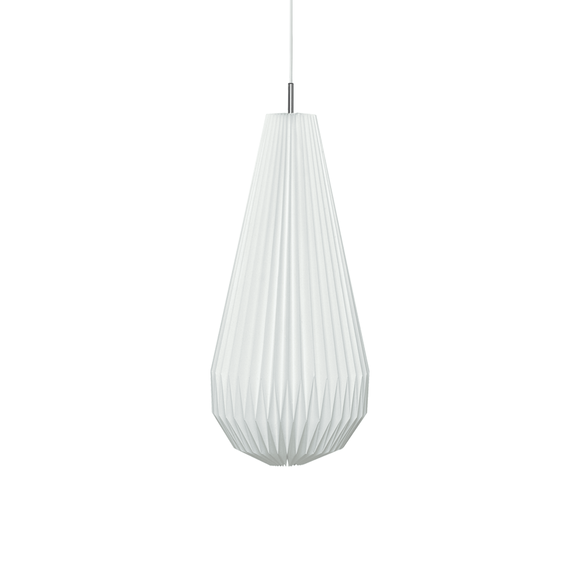 Závesná lampa MODEL 181 COMET biela so strieborným