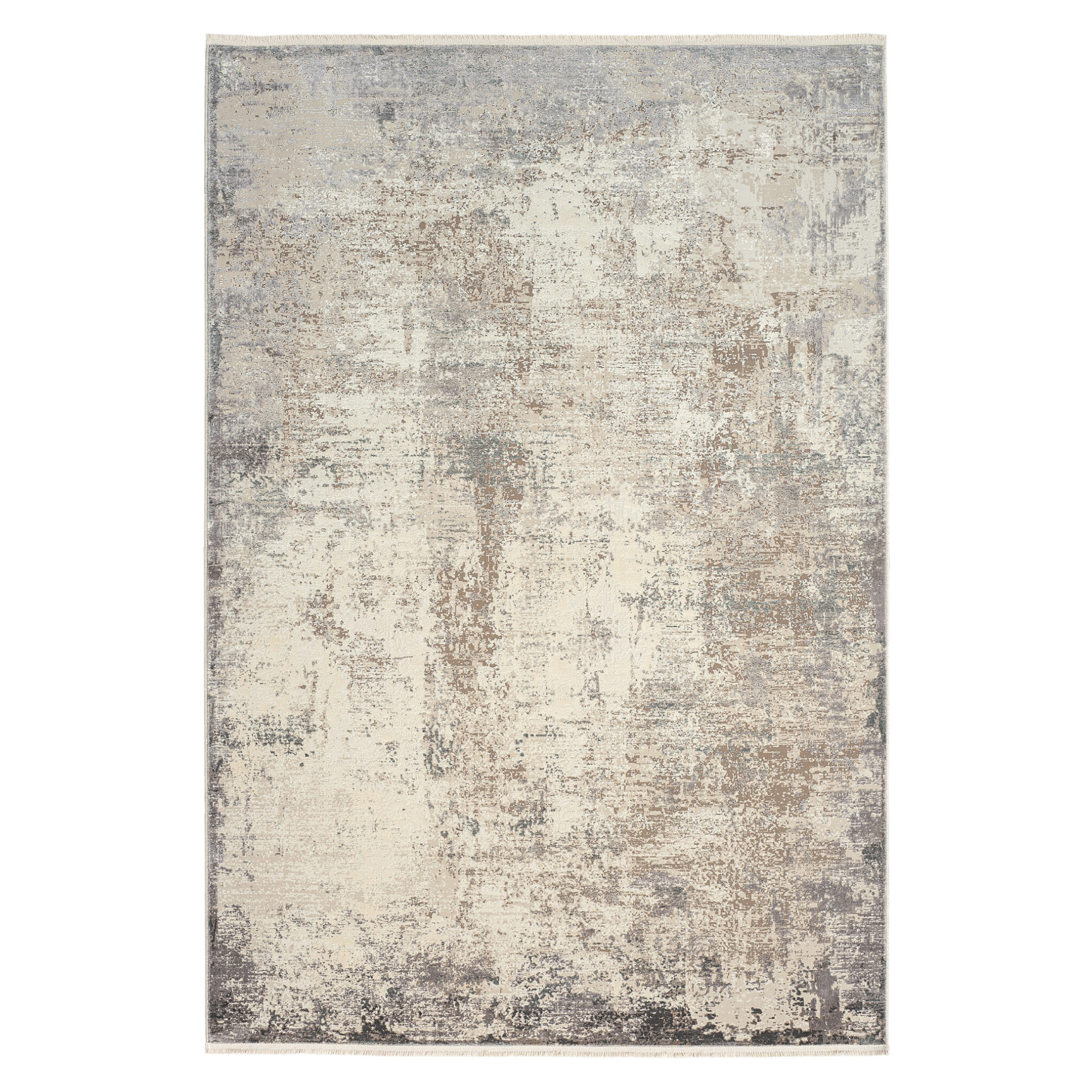 Koberec ROYAL béžový s hnedou a šedou