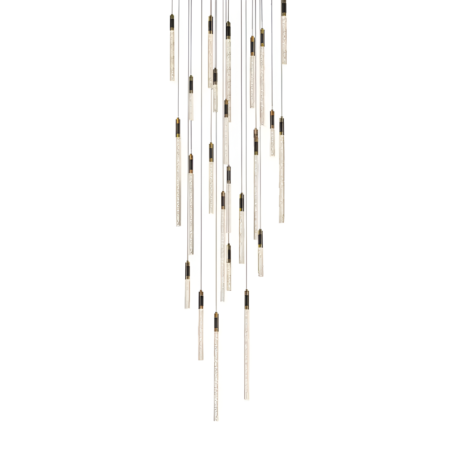 Čierny luster CROSLEY