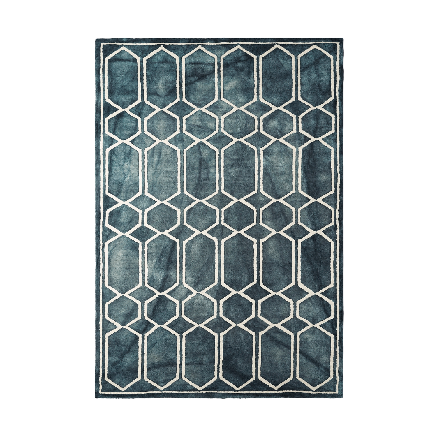 TIE DYE rug sea blue