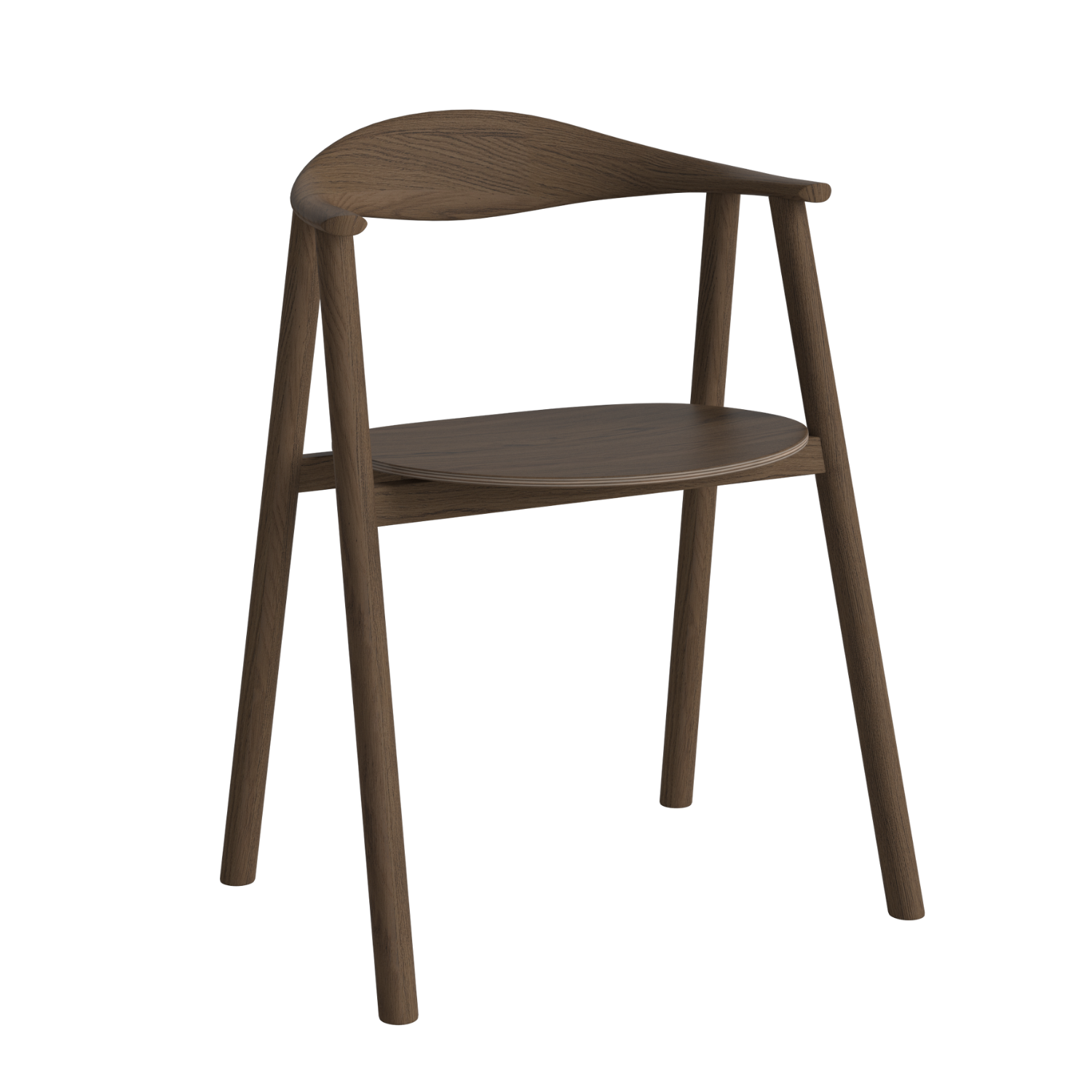 Stolička SWING tmavé dubové drevo