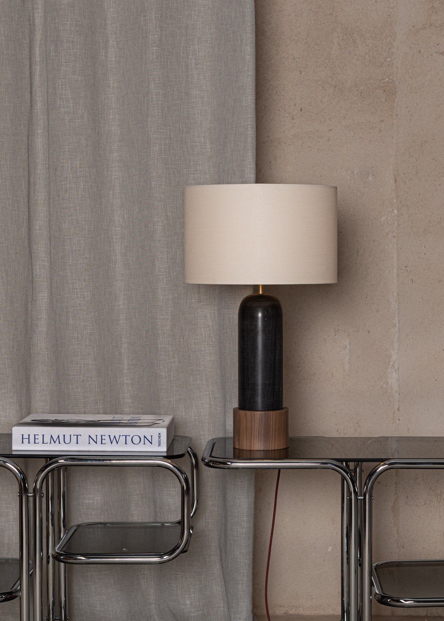 Table Lamp PURA KELO Black Marble