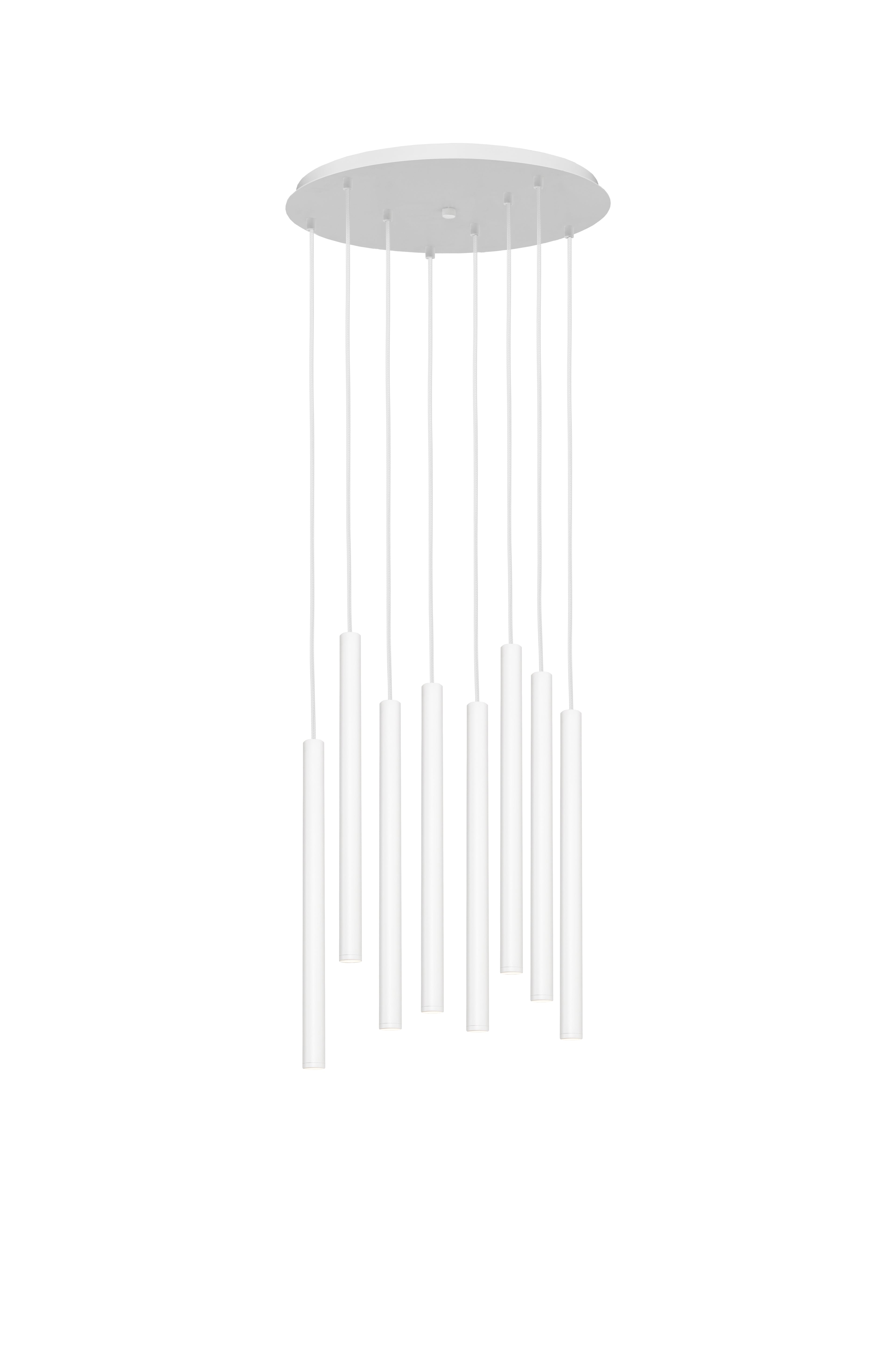 ROLL 8 White Pendant Lamp