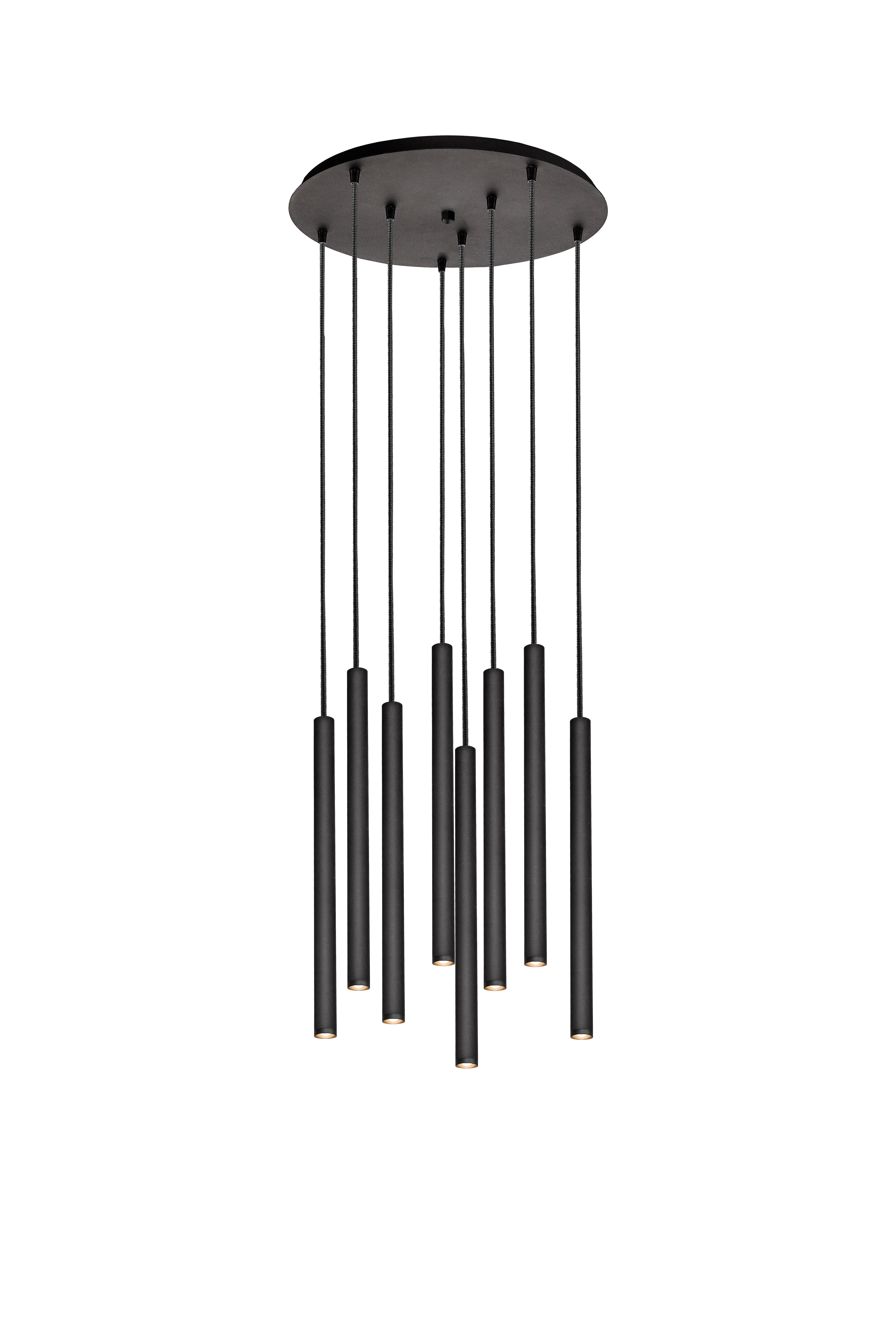 ROLL 8 Black Pendant Lamp