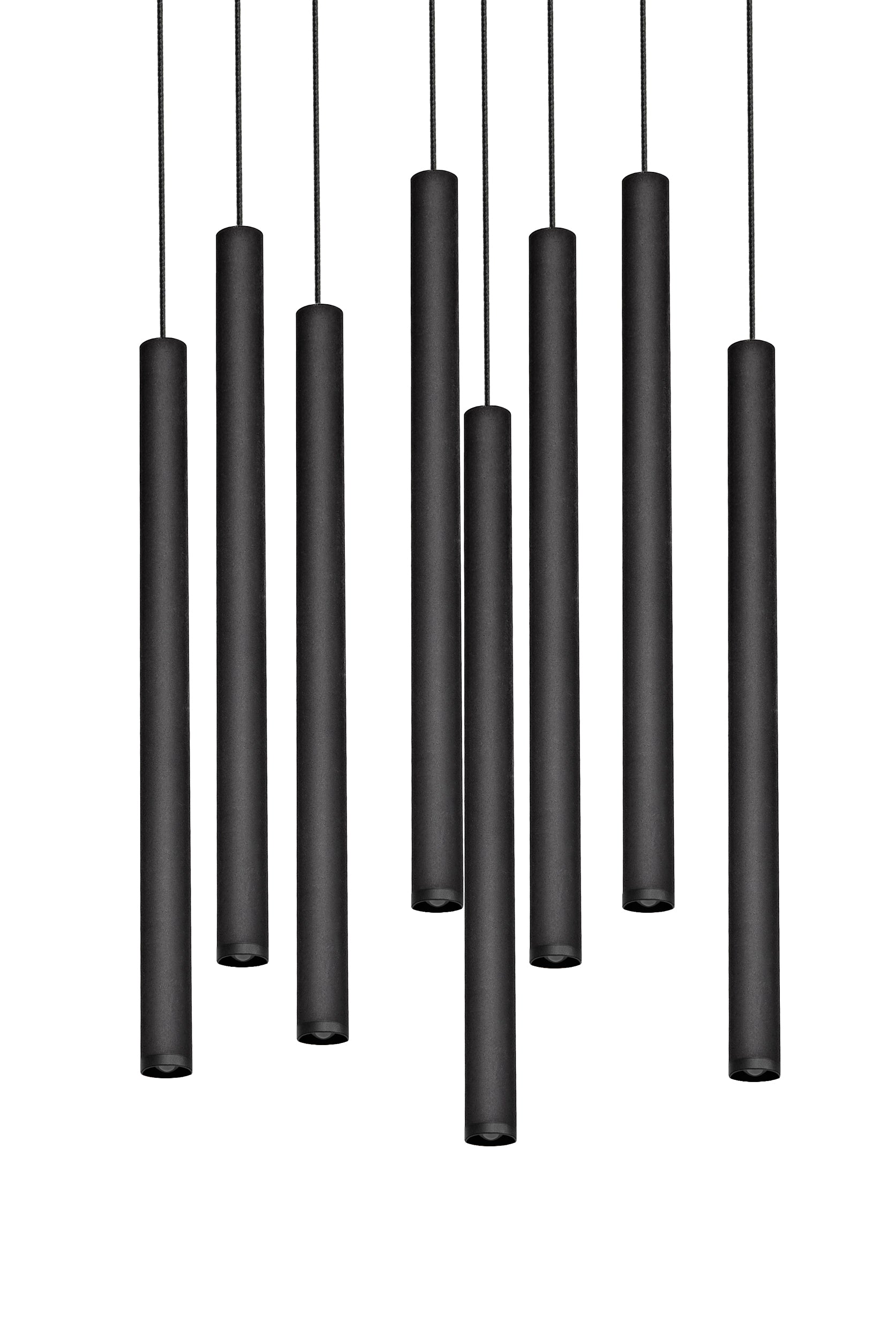 ROLL 8 Black Pendant Lamp