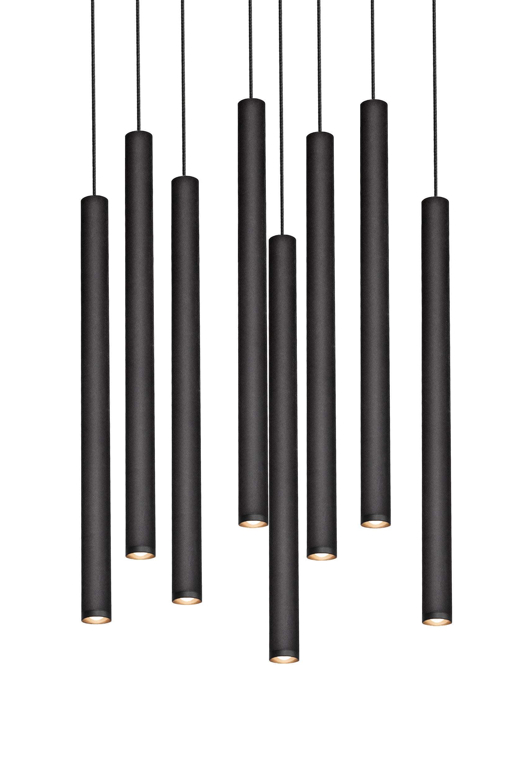 ROLL 8 Black Pendant Lamp