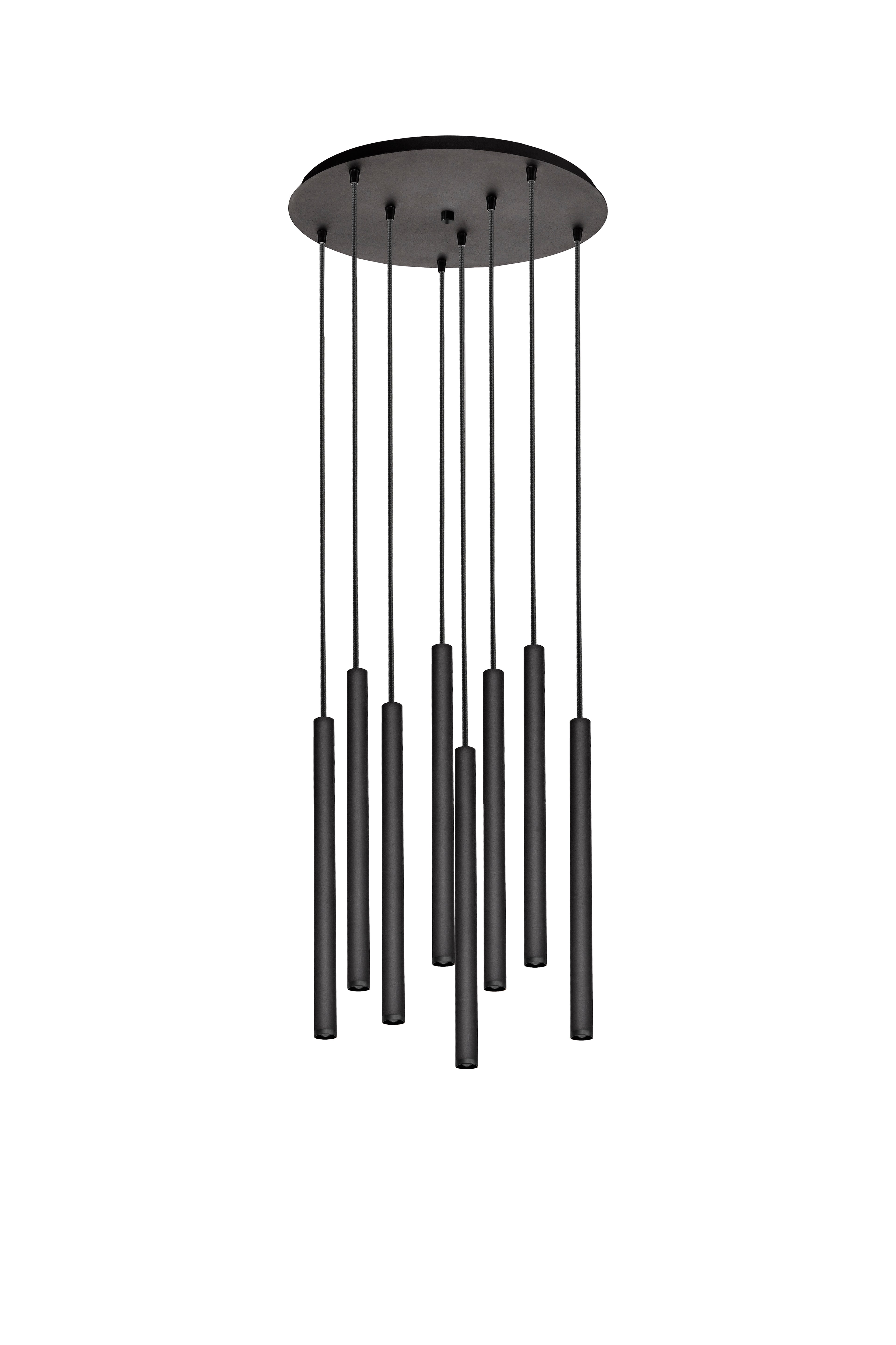 ROLL 8 Black Pendant Lamp