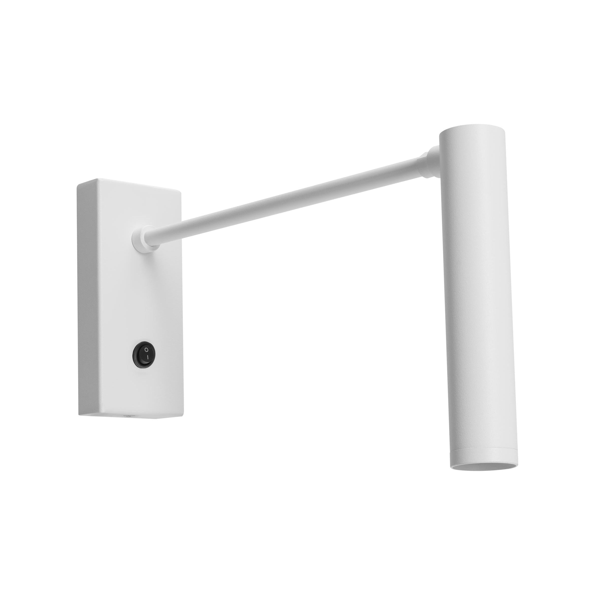 Biely nástenný svietidlo na ramene ROLL