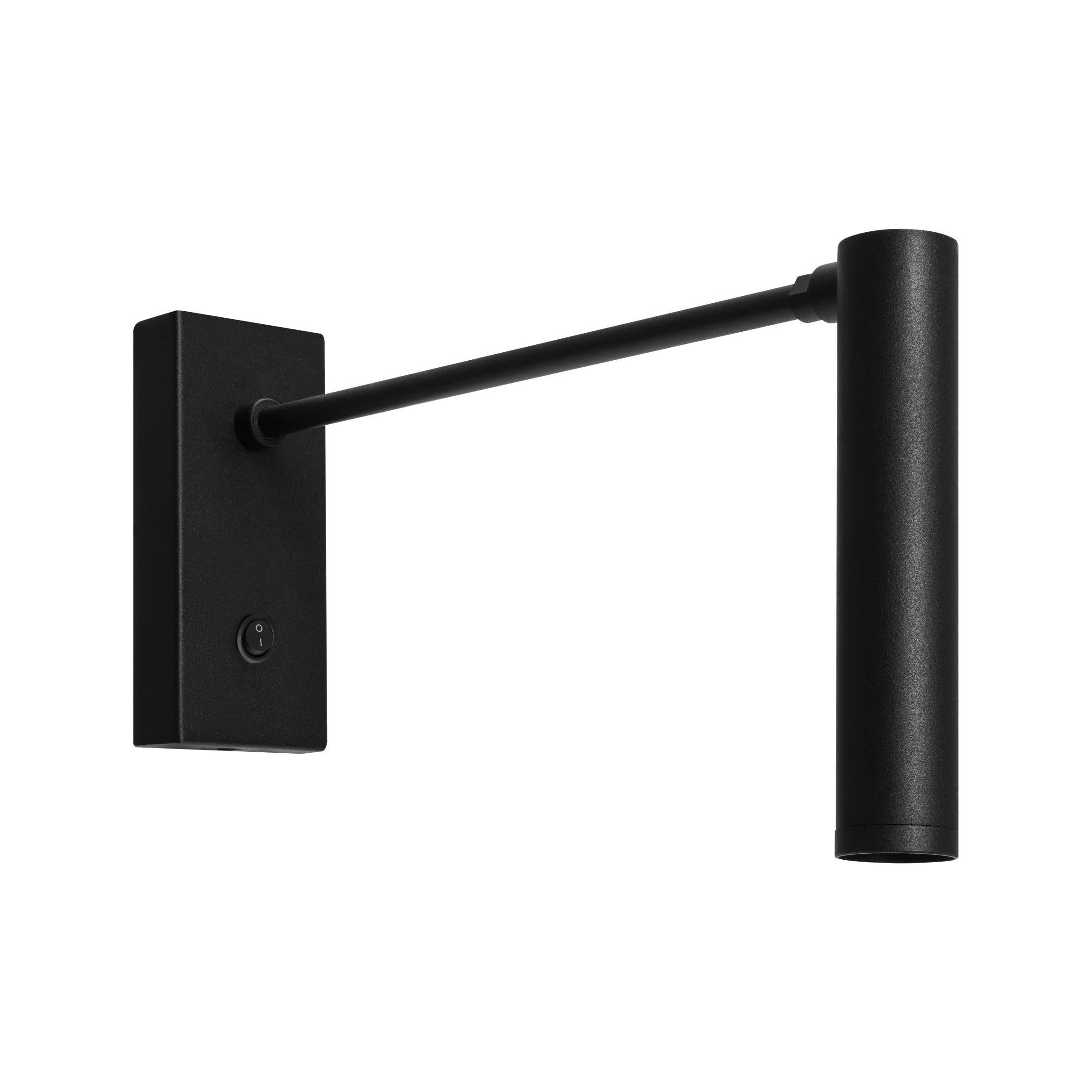Nástenné svietidlo na nastaviteľnom ramene ROLL čierne