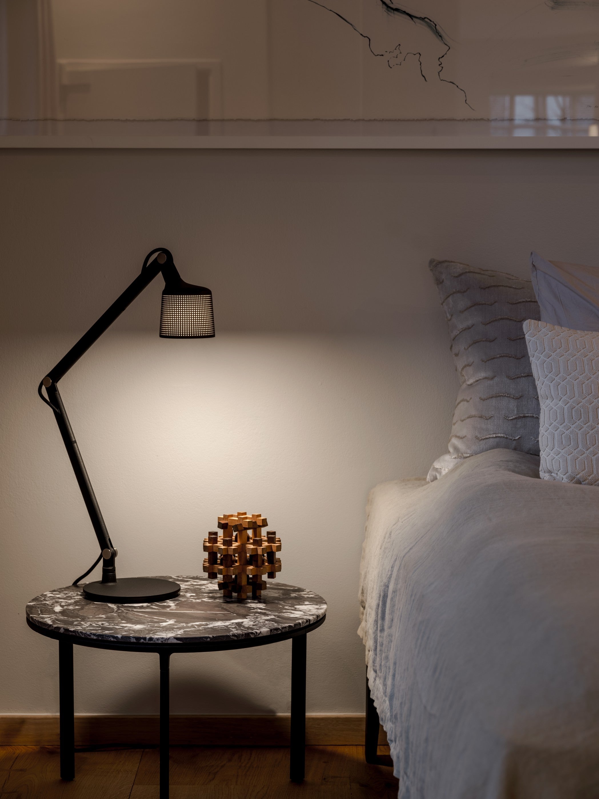 Desk lamp 521 black metal