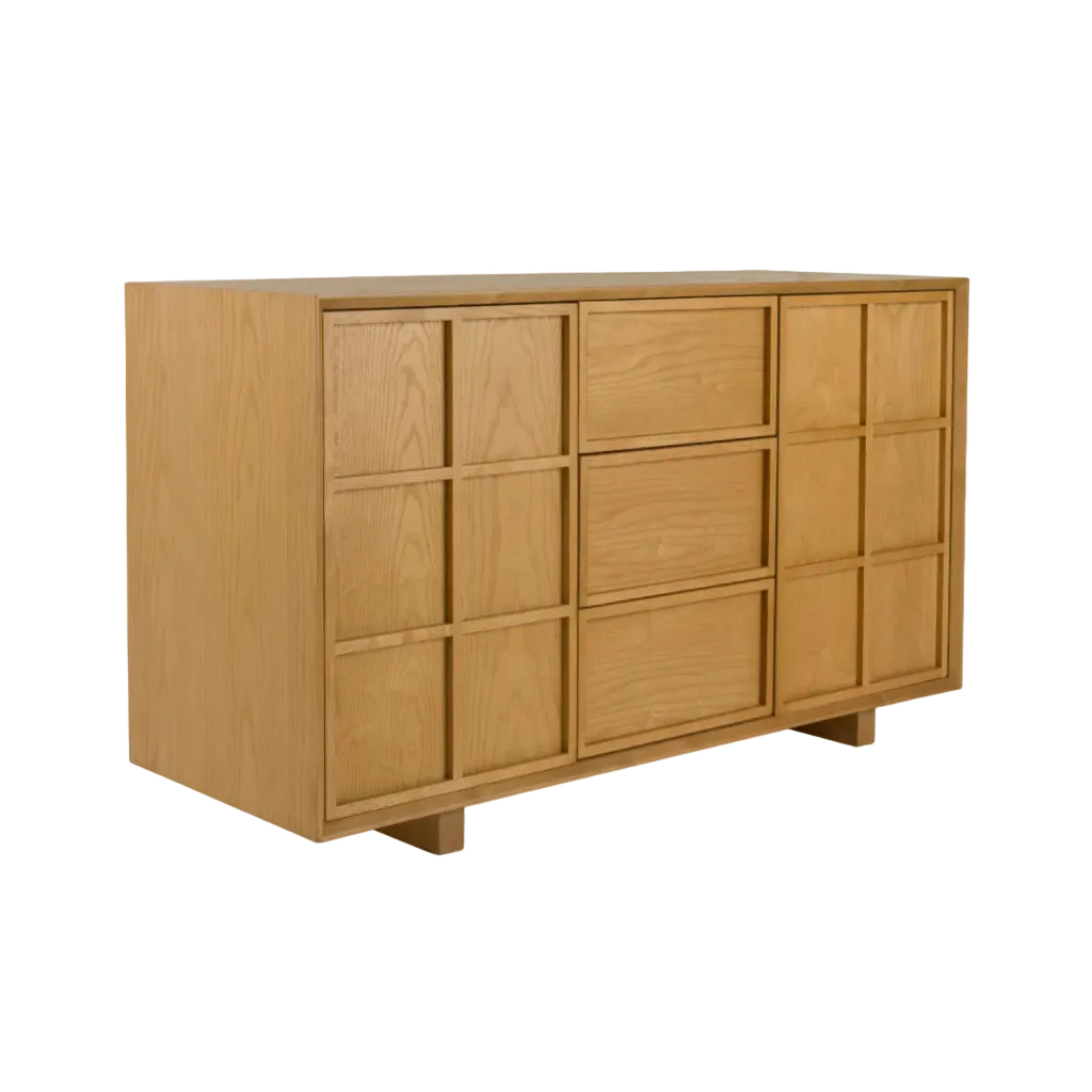 Komoda RASTER jaseňový dyha