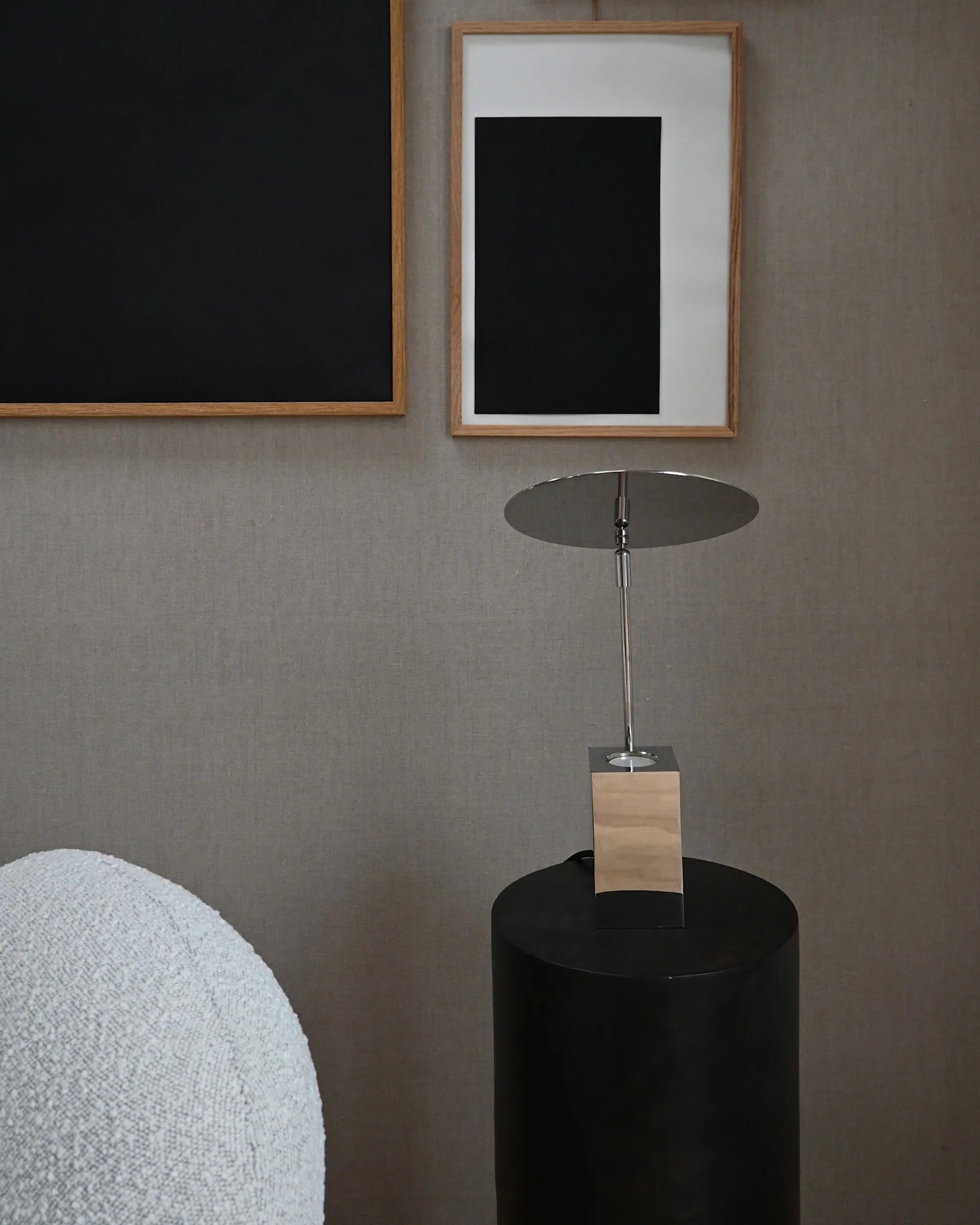 Reflect chrome table lamp