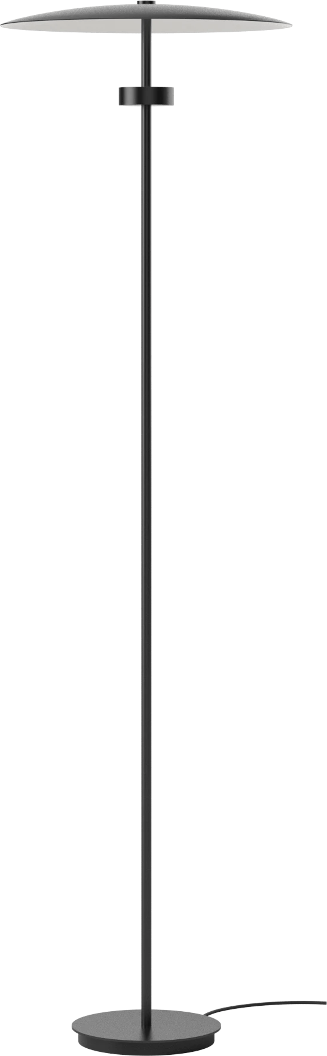 Black reflection floor lamp