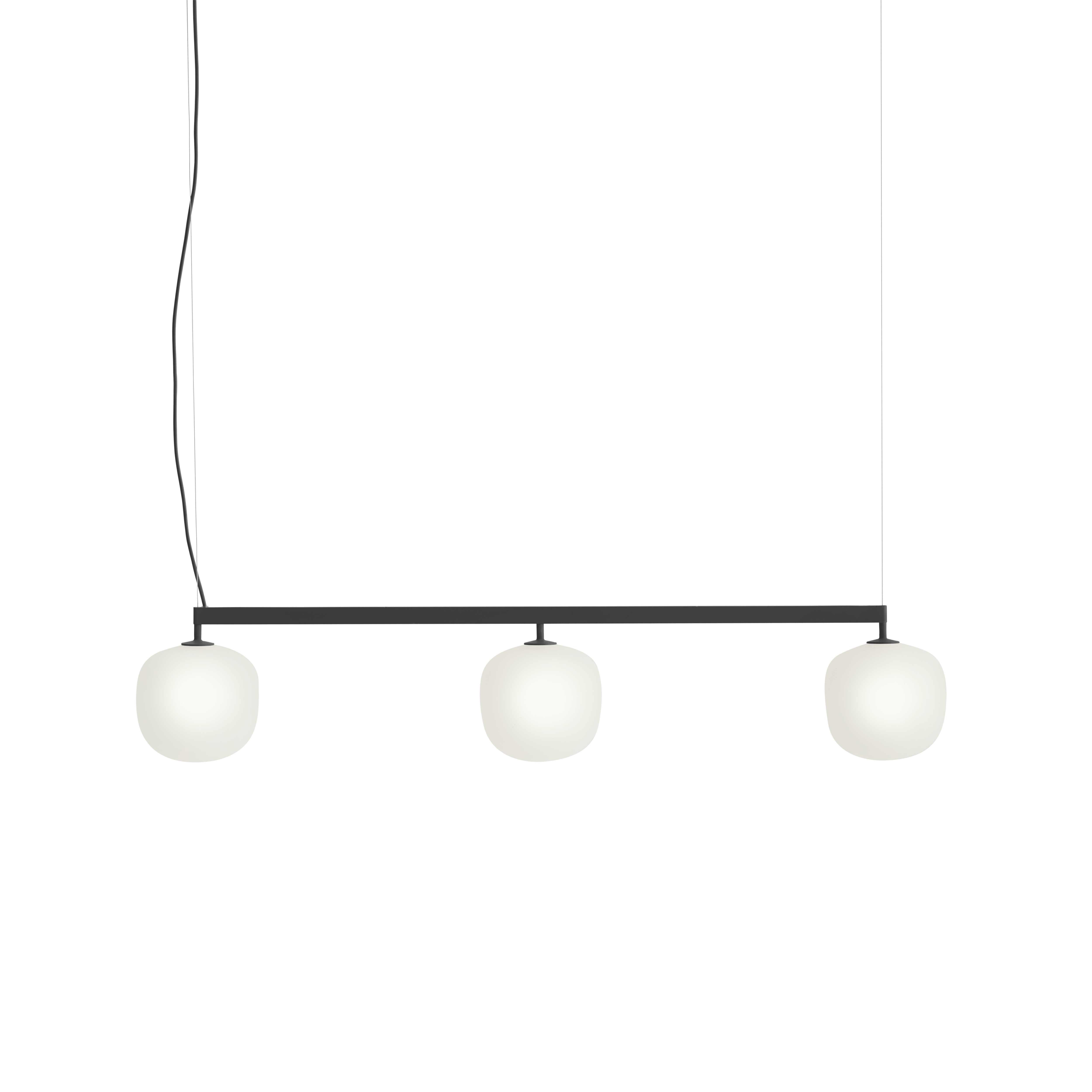 Závesná lampa RIME RAIL čierna