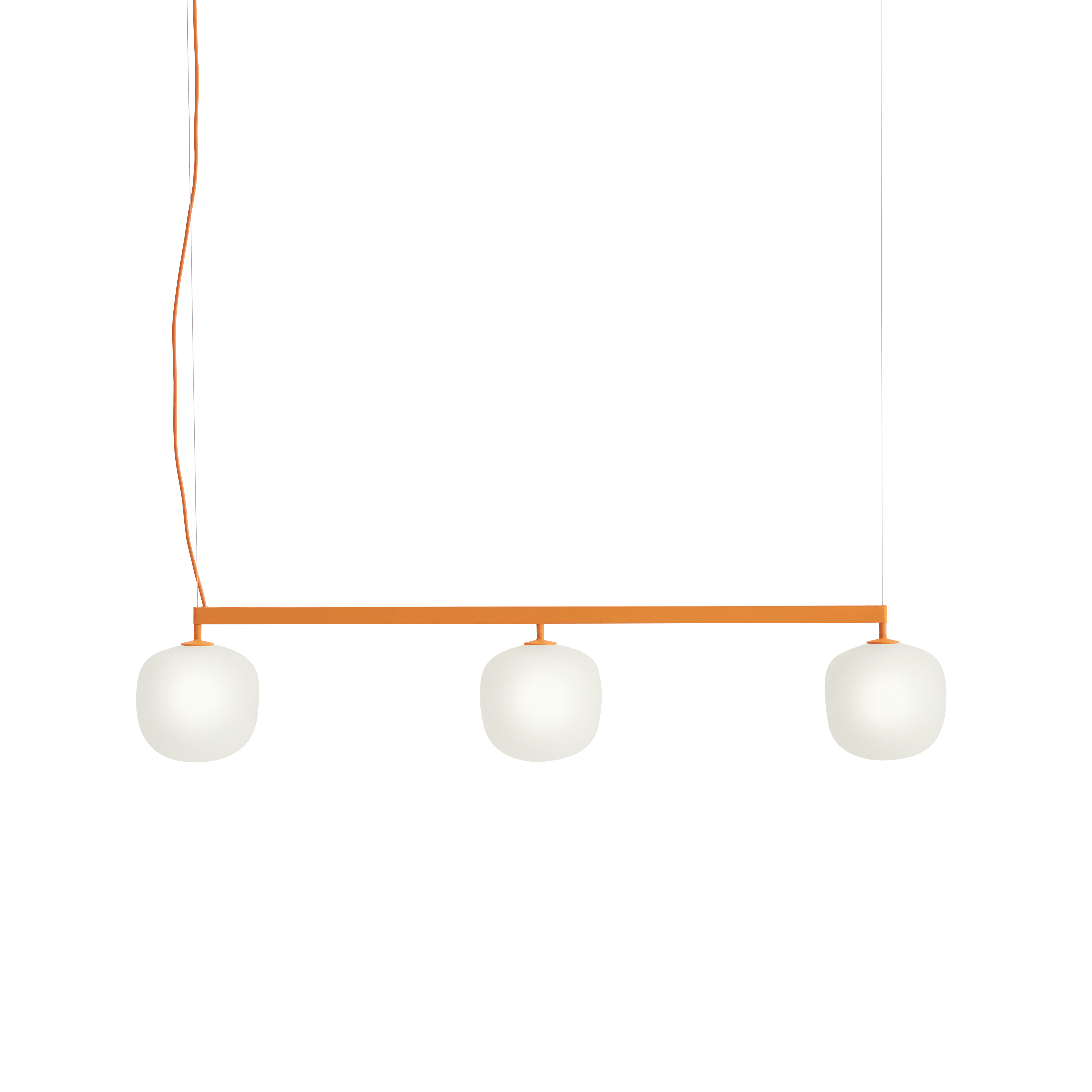 Závesná lampa RIME RAIL oranžová