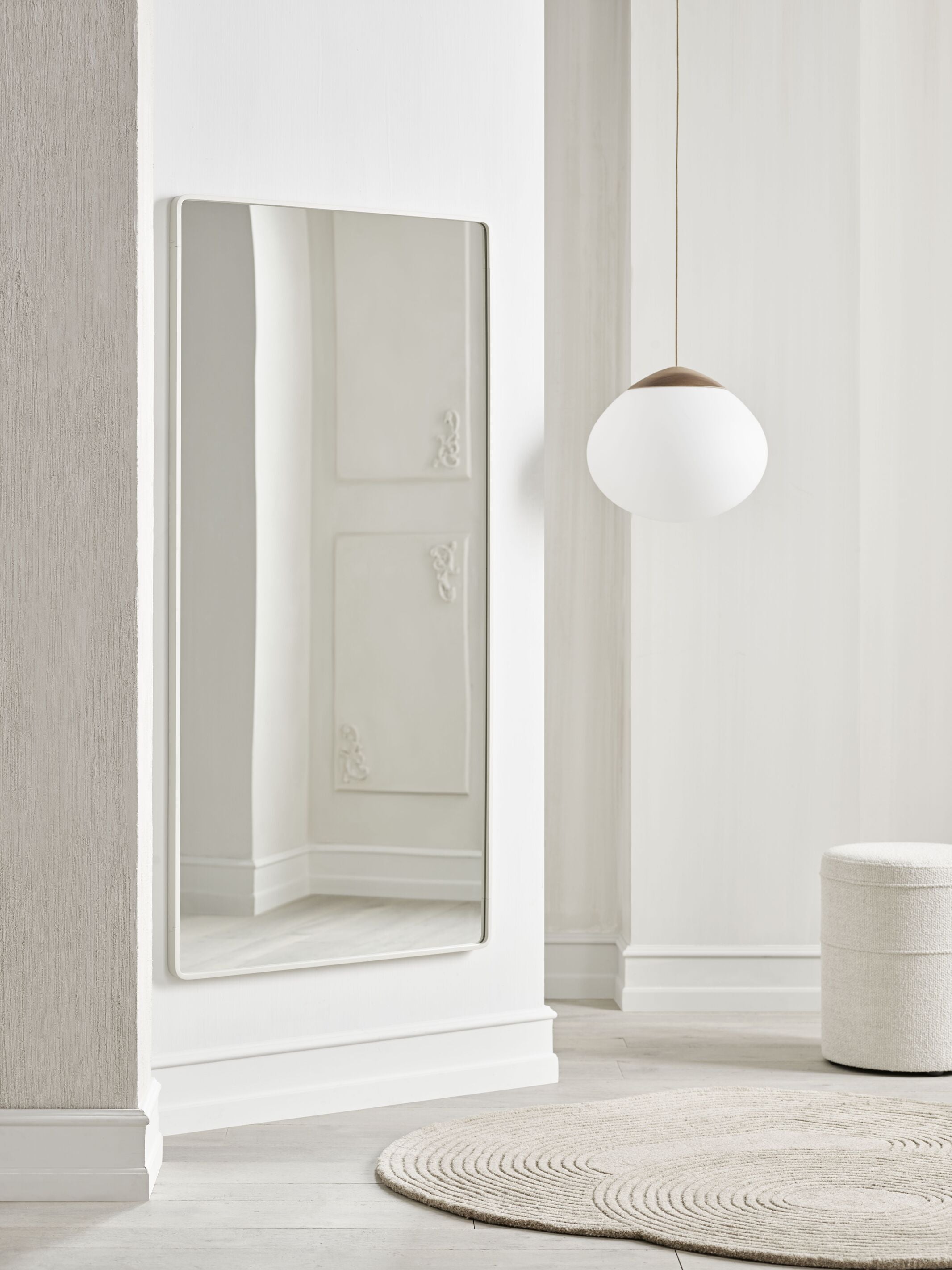 Lustro obdĺžnikové RIPPLE s čiernym rámom