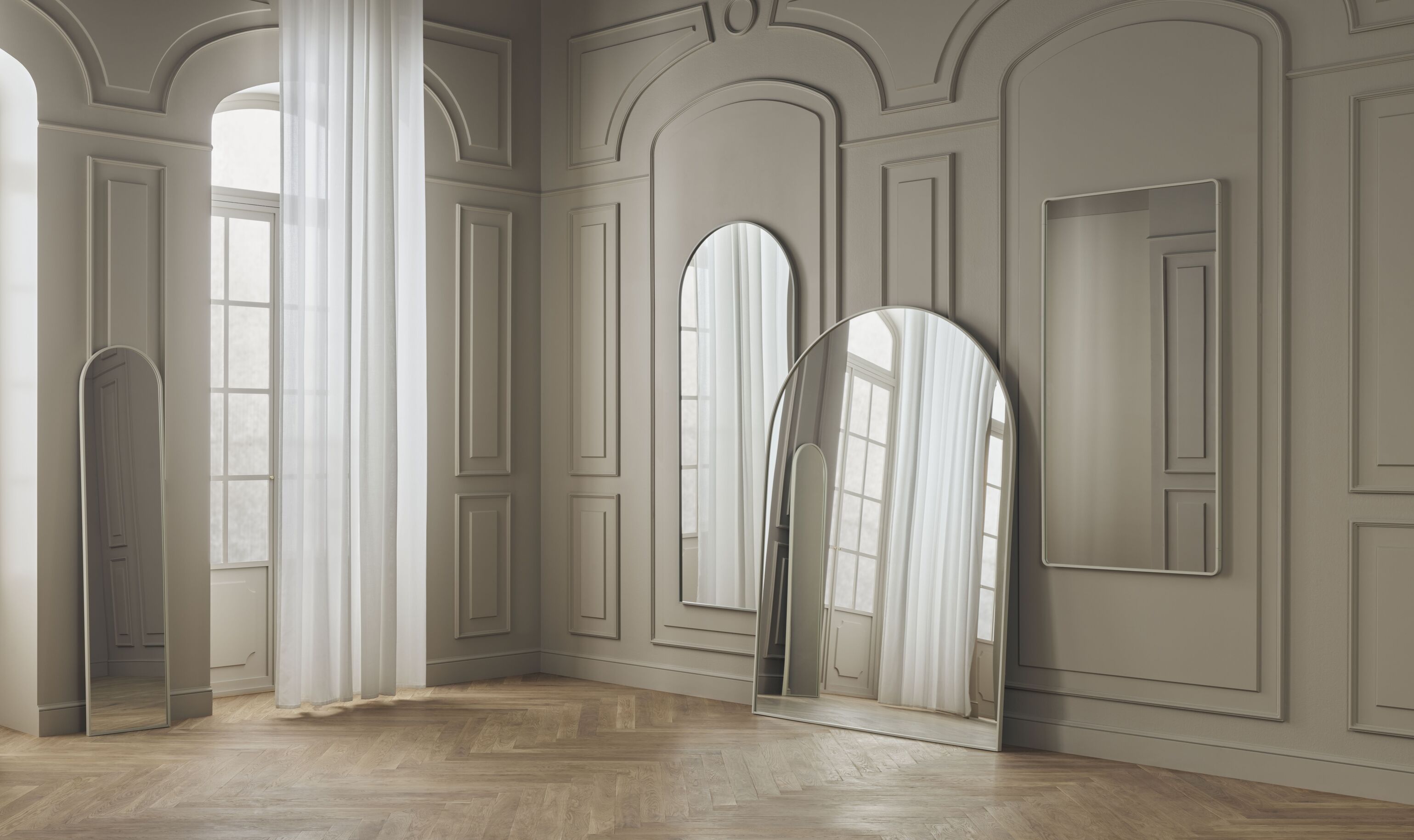 Luster RIPPLE so šedým rámom