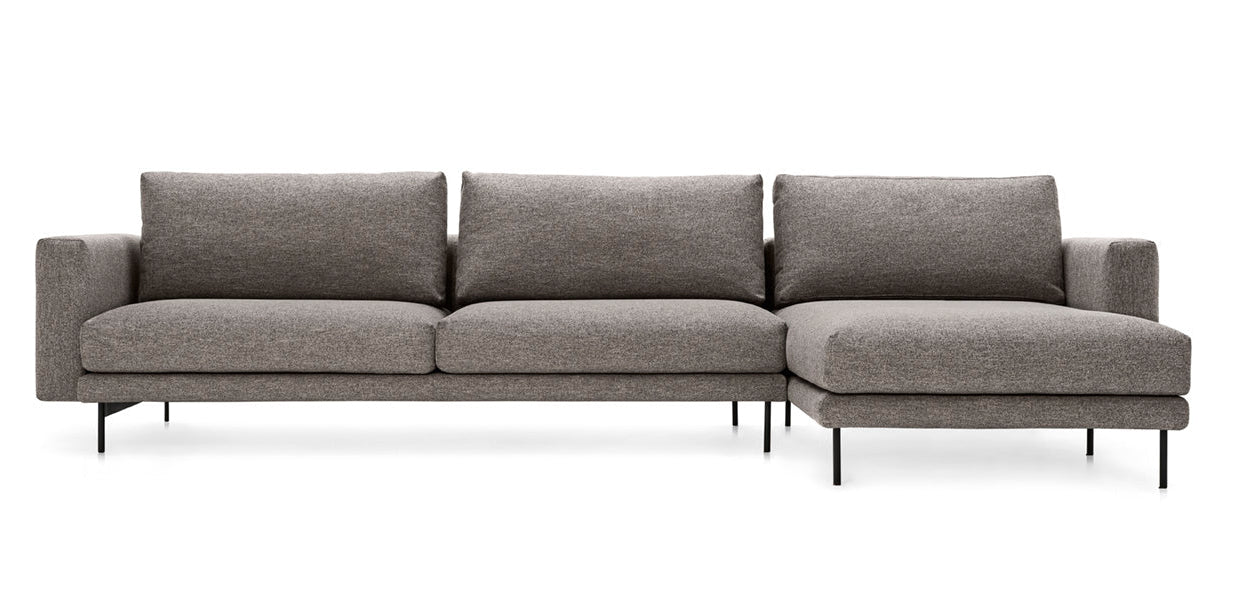 Right-sided upholstered corner sofa ROD