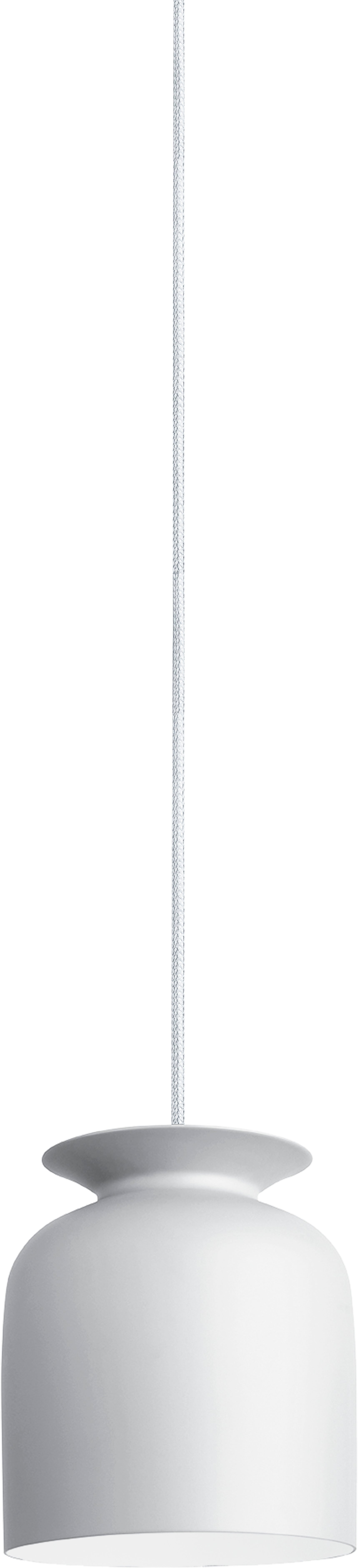 Závesná lampa RONDE biela