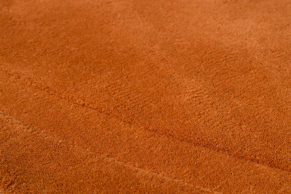 Okrúhly koberec NEO tmavo oranžový