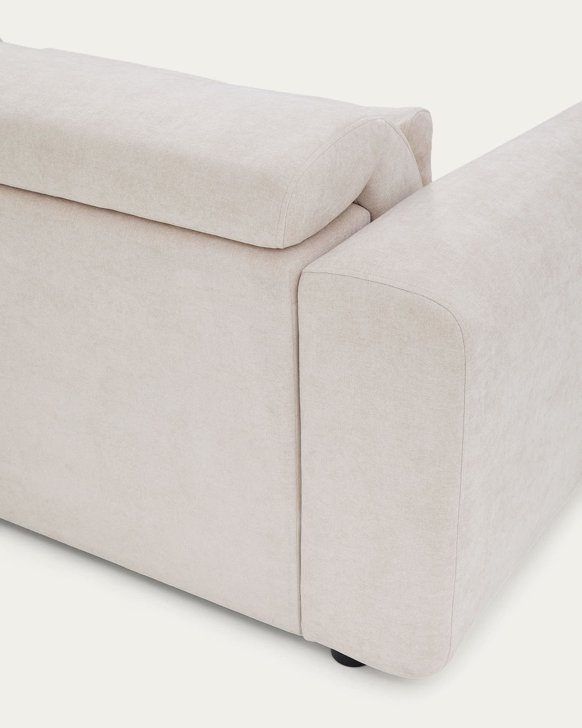 Sofa 5-osobowa z przesuwanymi siedziskami LARES beżowy szenil – ujęcie 6