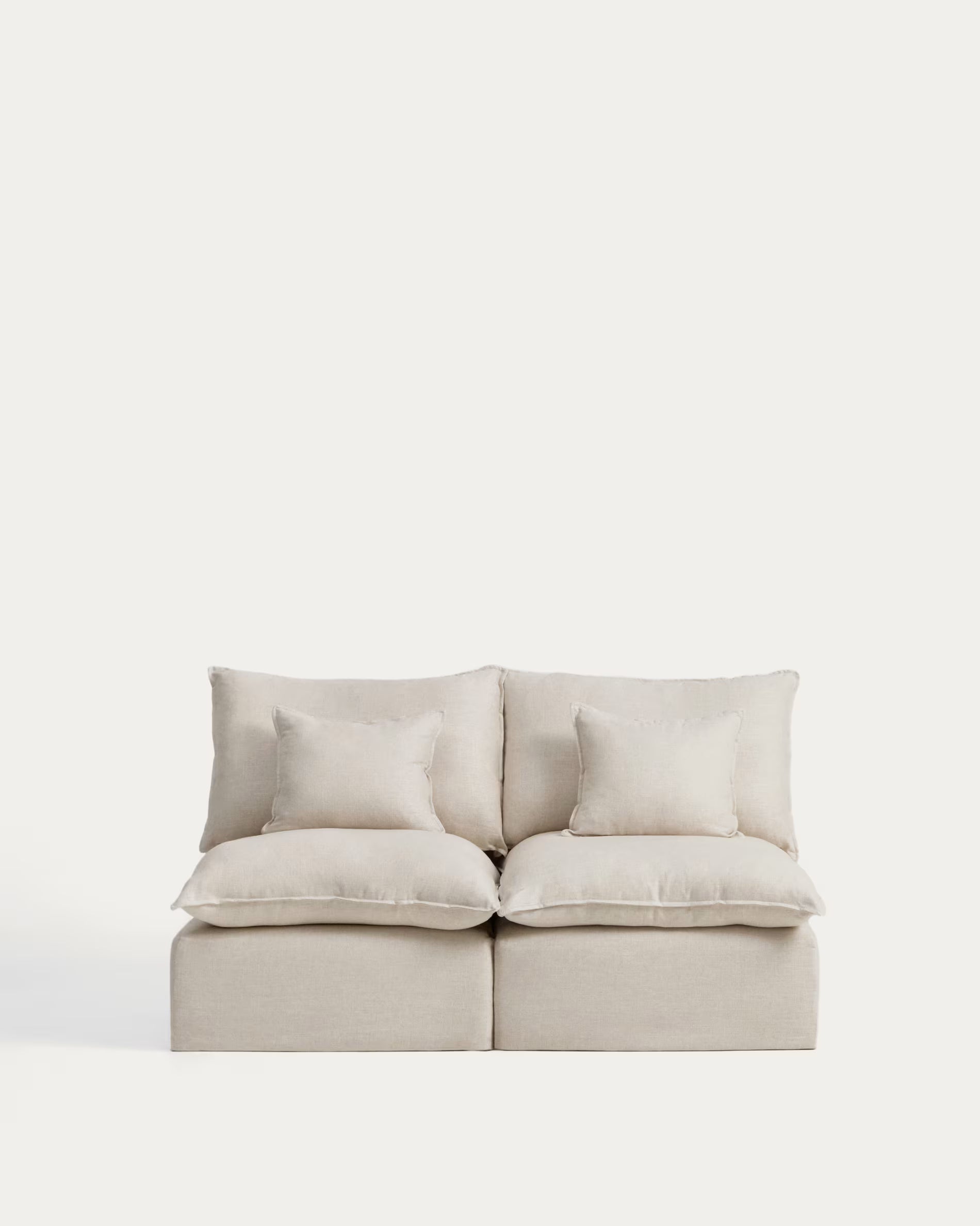 2-Seater Modular Sofa ANARELA Beige