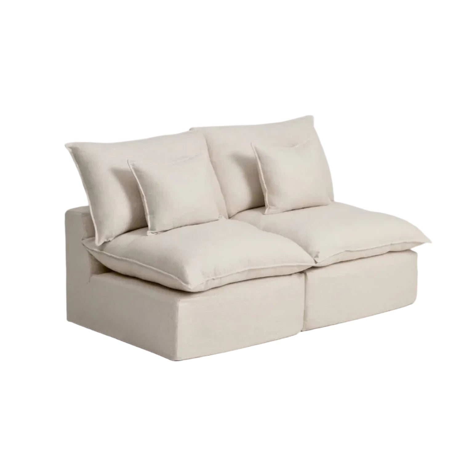 2-Seater Modular Sofa ANARELA Beige