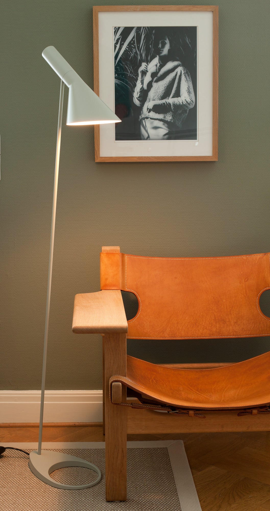 AJ White Floor Lamp